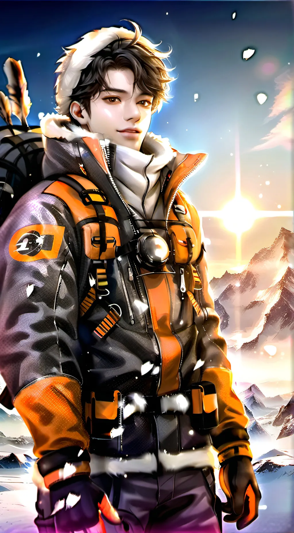ai character: Enzo  background