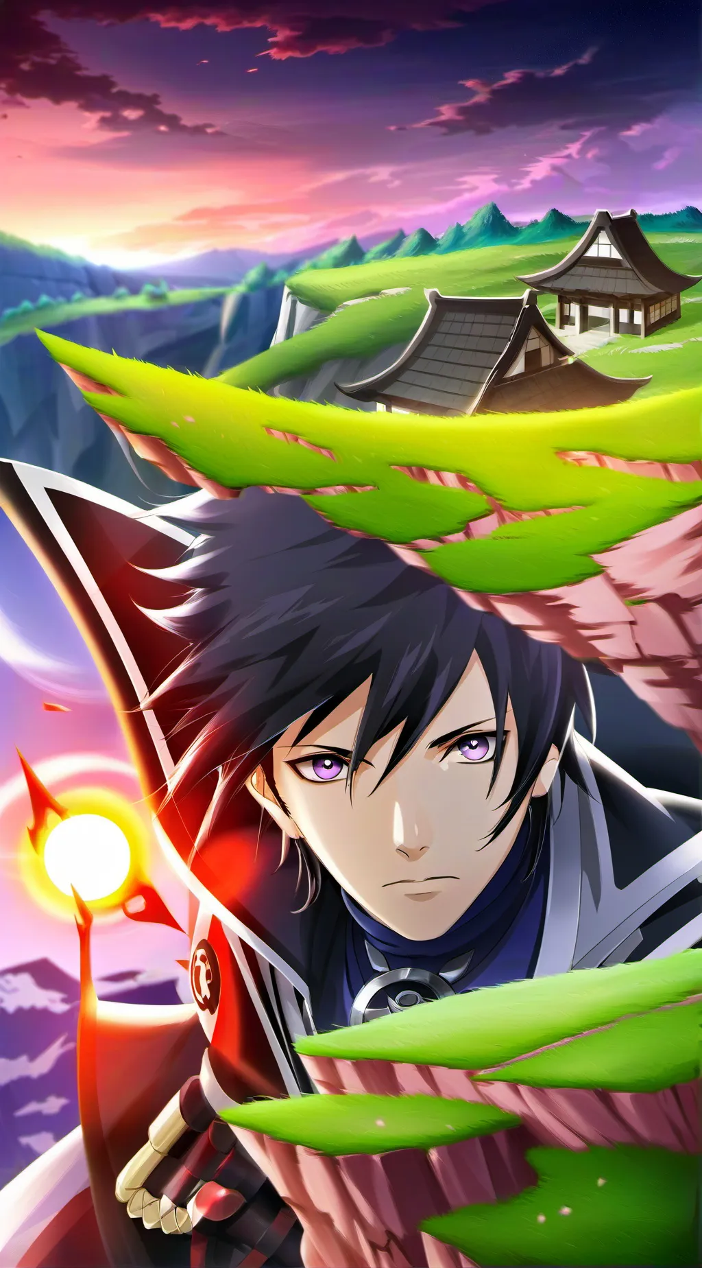 ai character: Sasuke Uchiha background