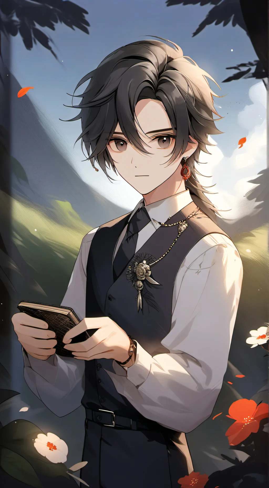 ai character: Ennemi to lovers background