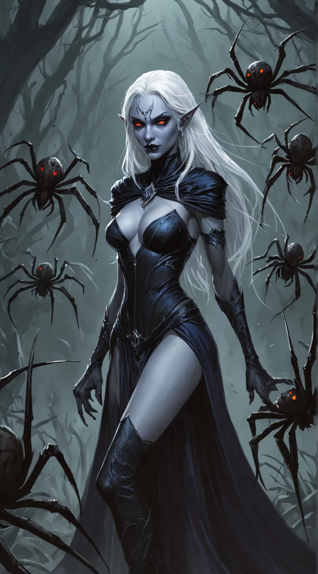 ai character: Veylara Vhorynn background