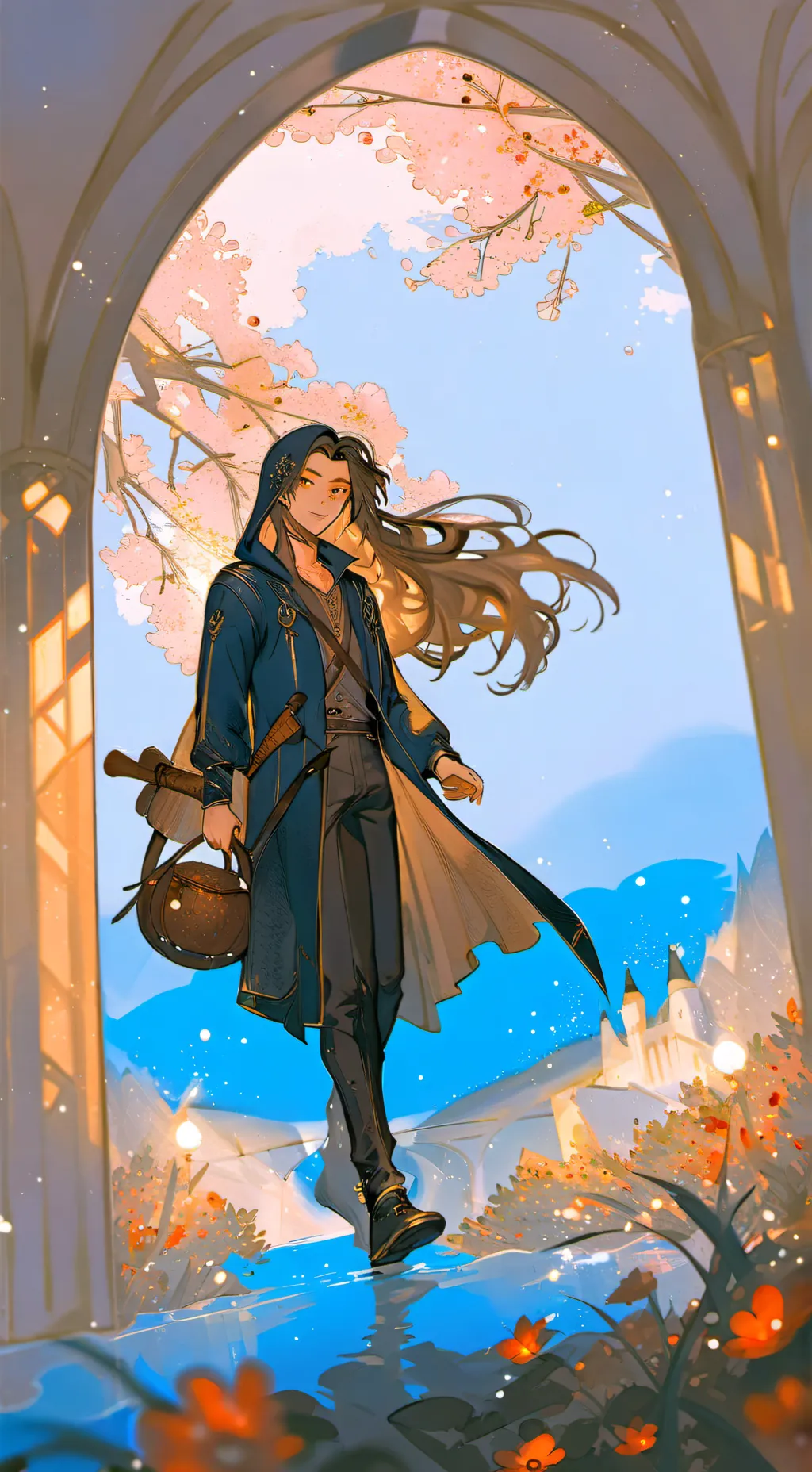 ai character: madaruers again :D background