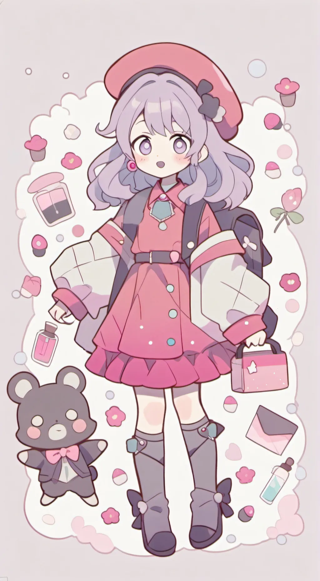 ai character: Lily background
