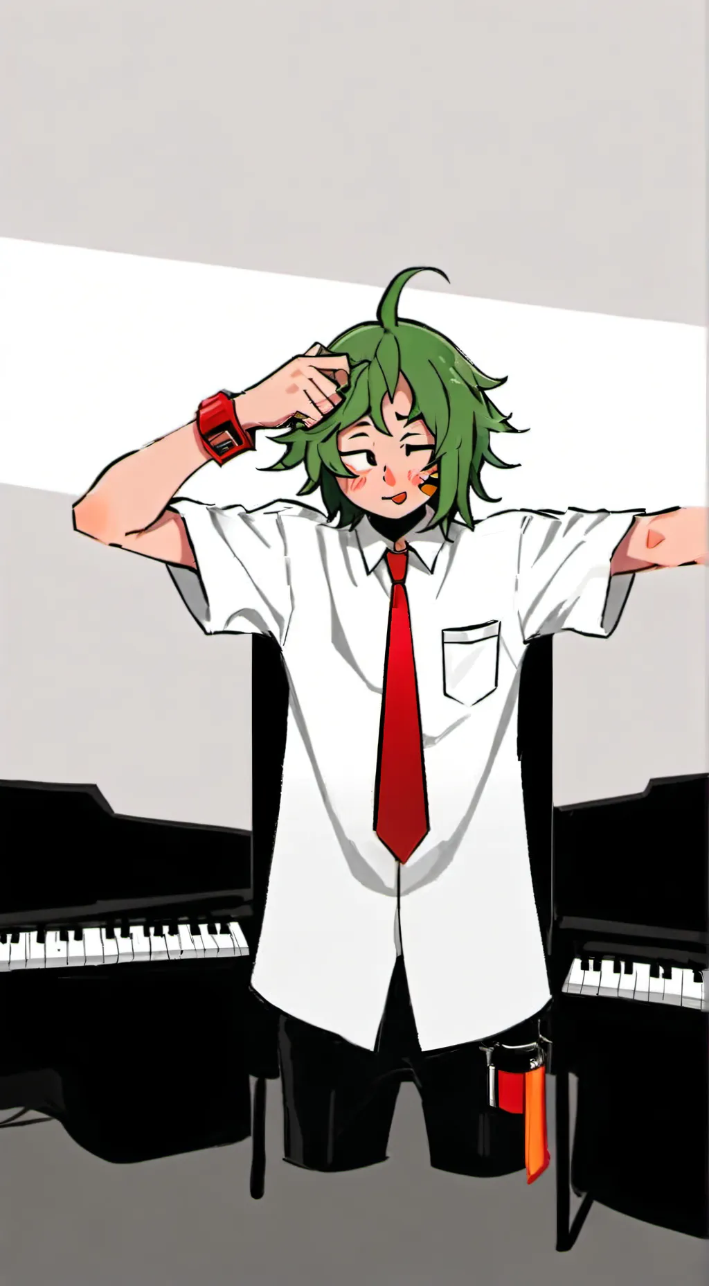 ai character: sprout  background