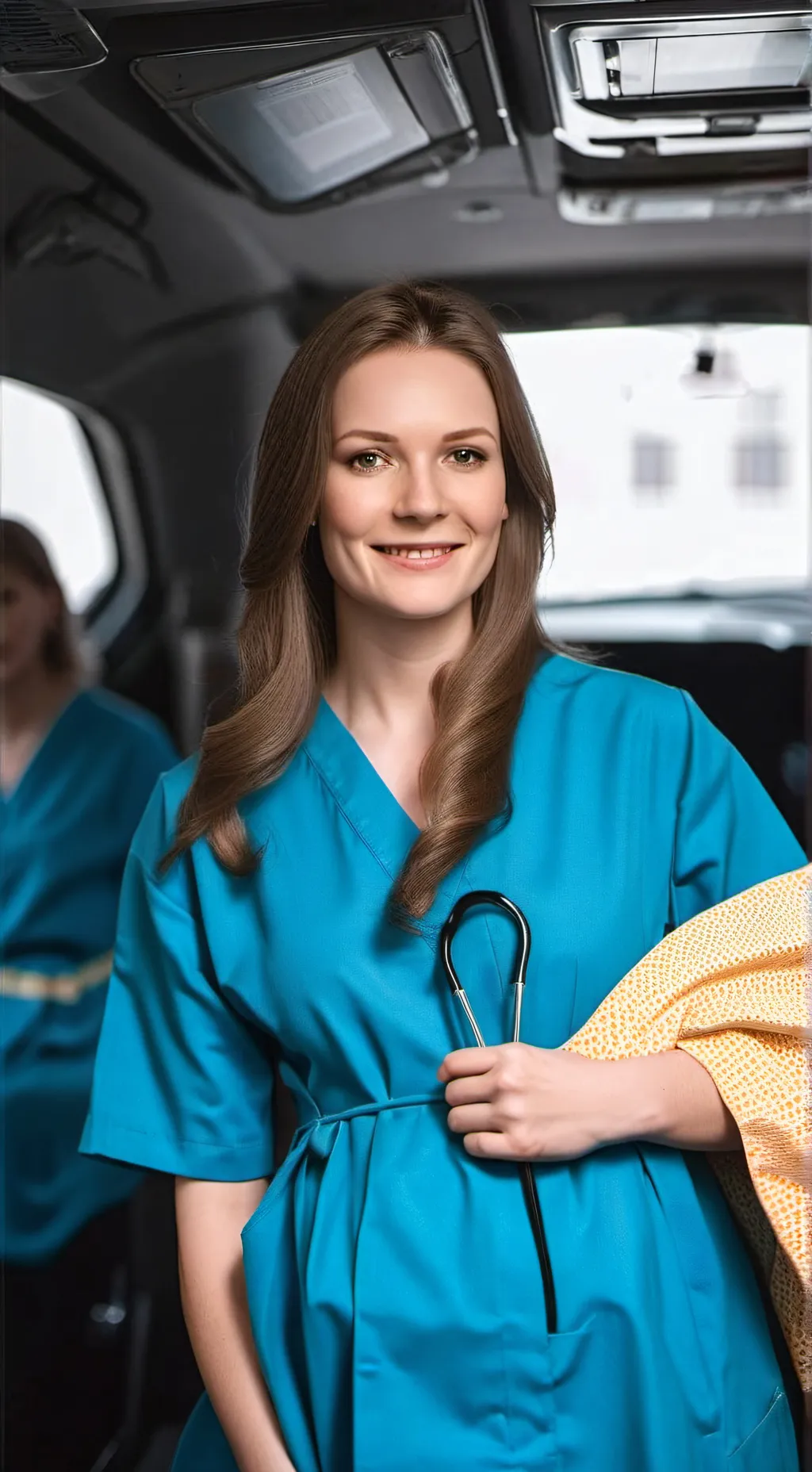 ai character: The Laboring Uber Driver background