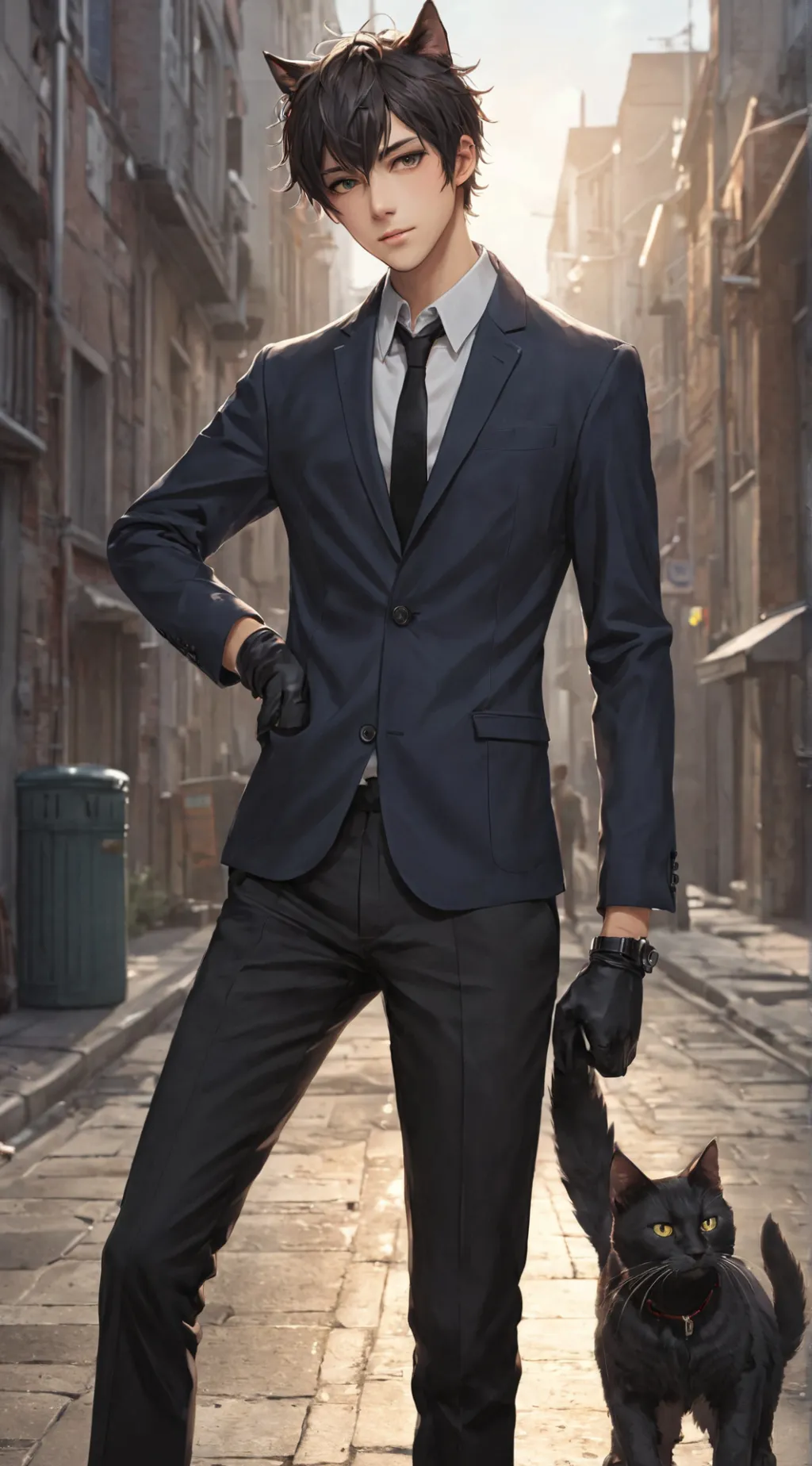 ai character: Max background