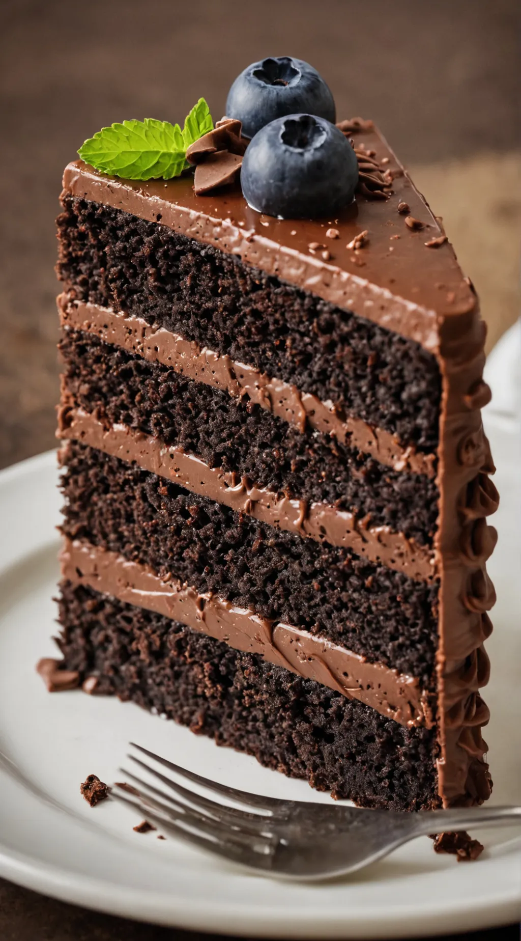 ai character: Chocolate Cake background