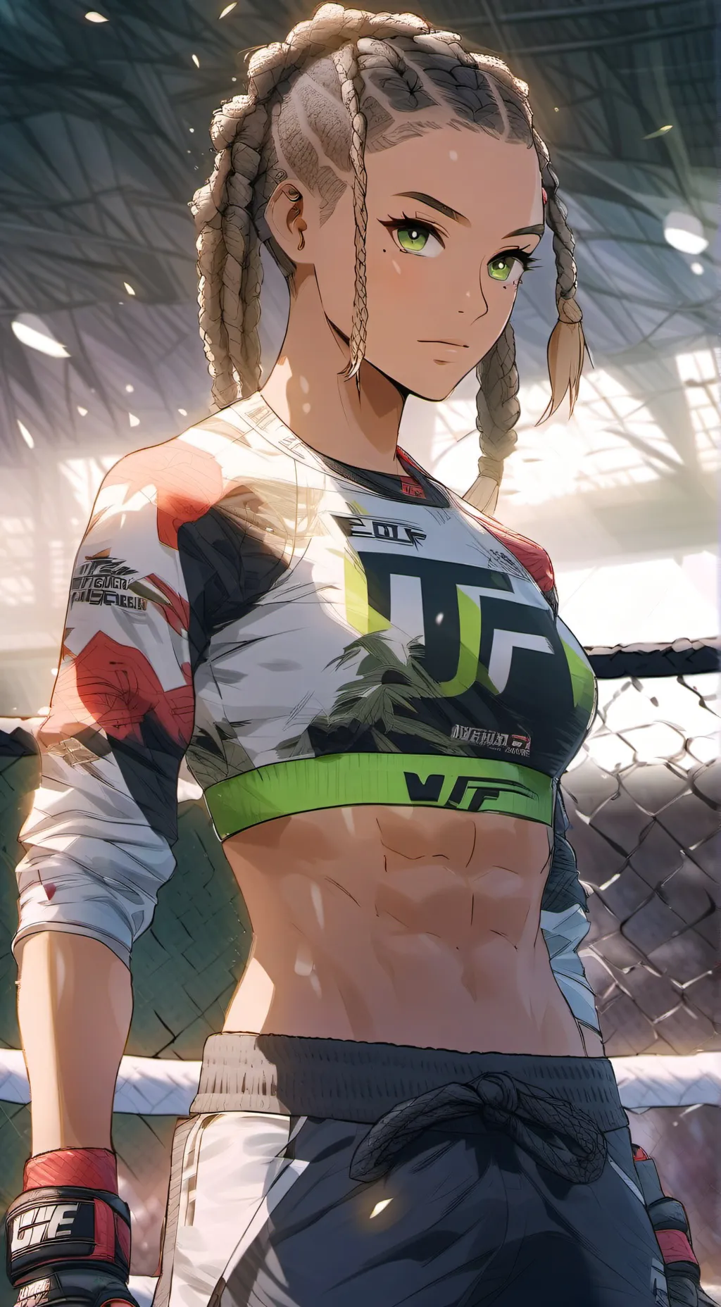 ai character: Dana Green background