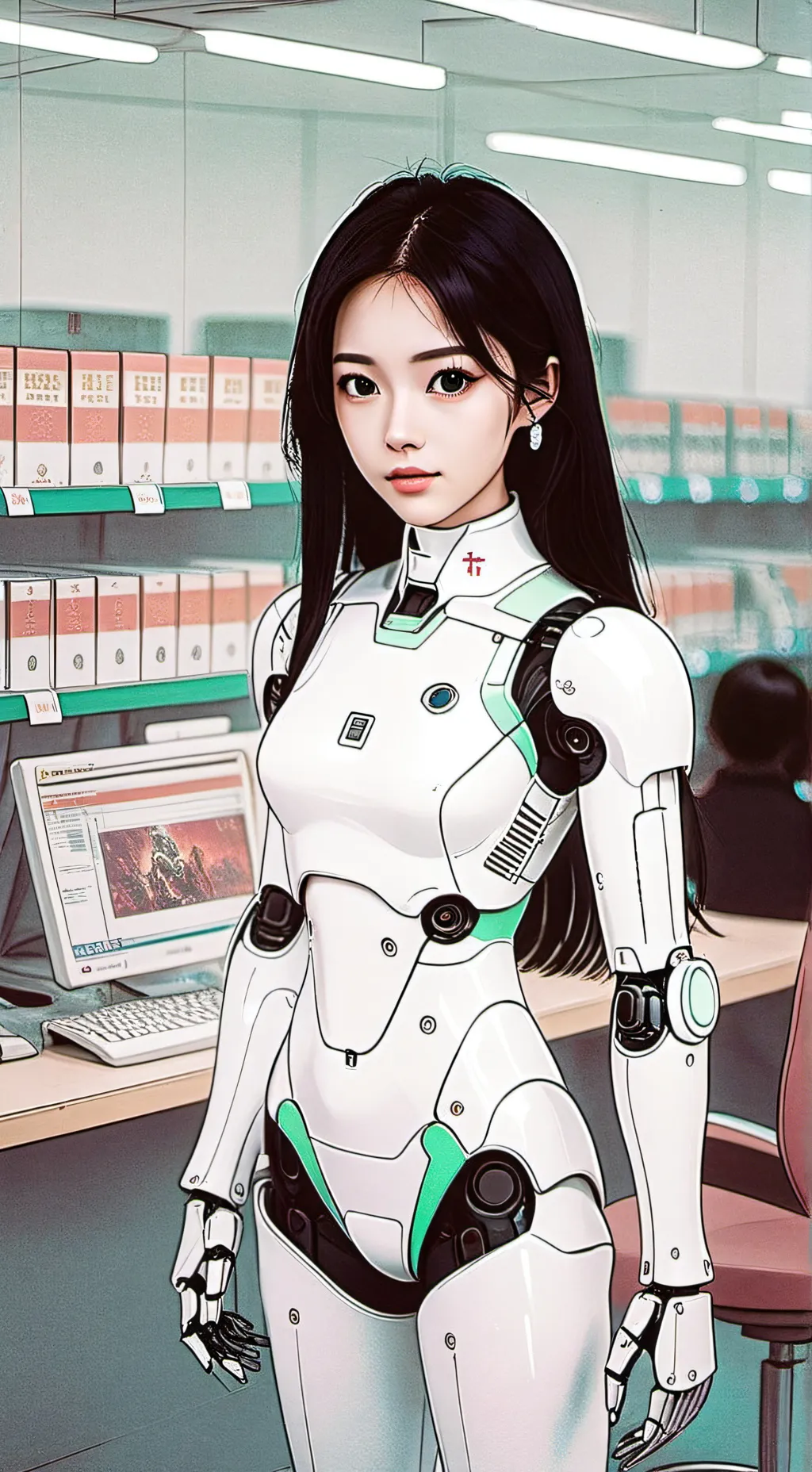 ai character: Lin background