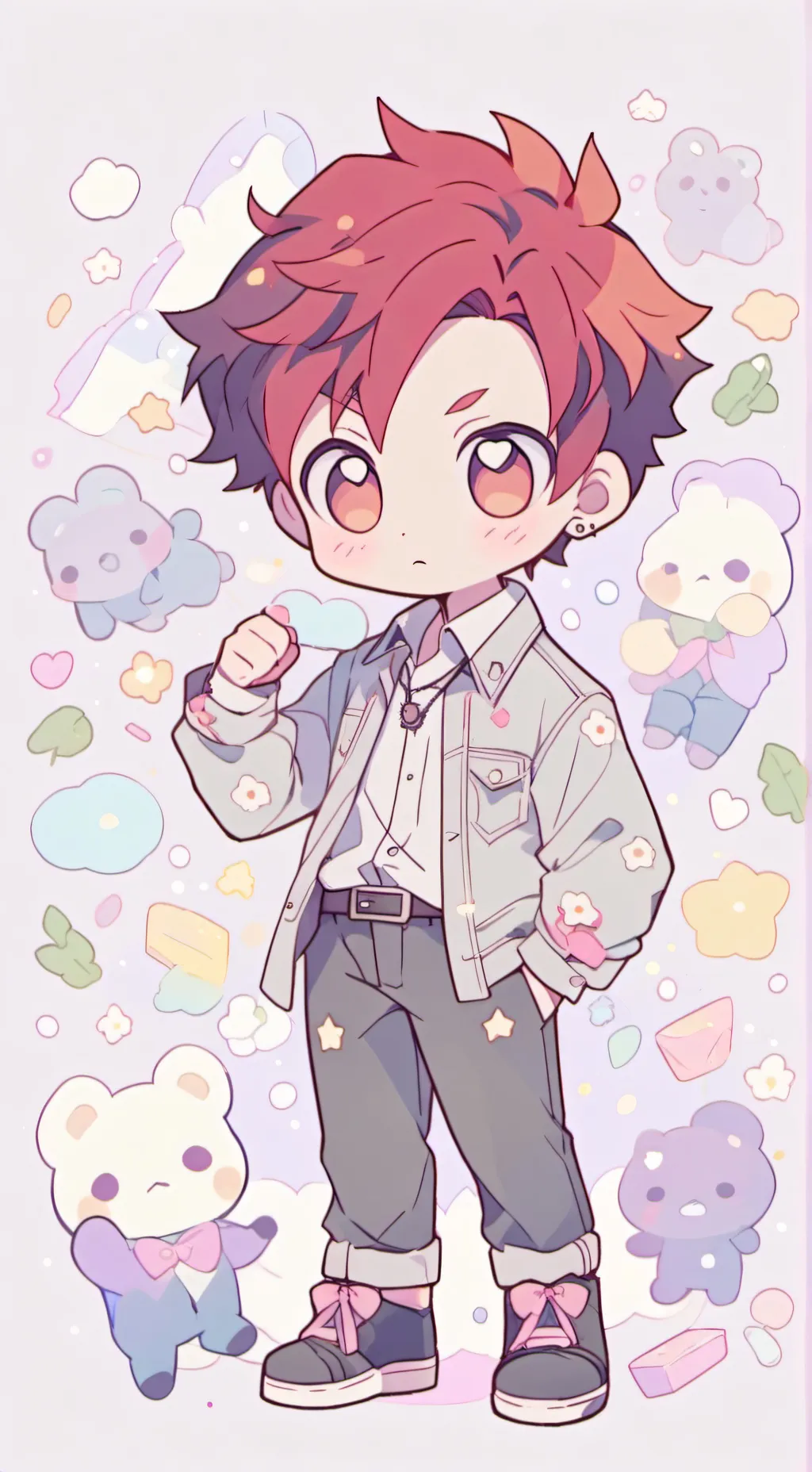 ai character: Your little bro background