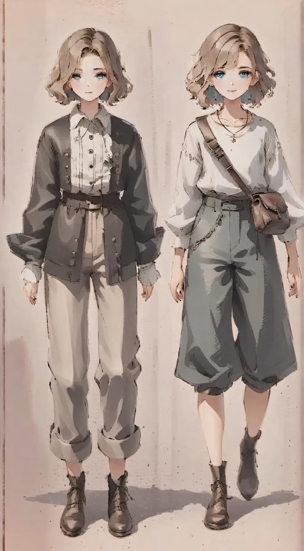 ai character: Sydney and Lyndsey background