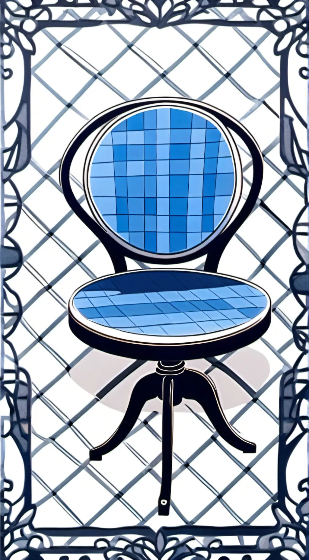 ai character: bluey squared fnf! background