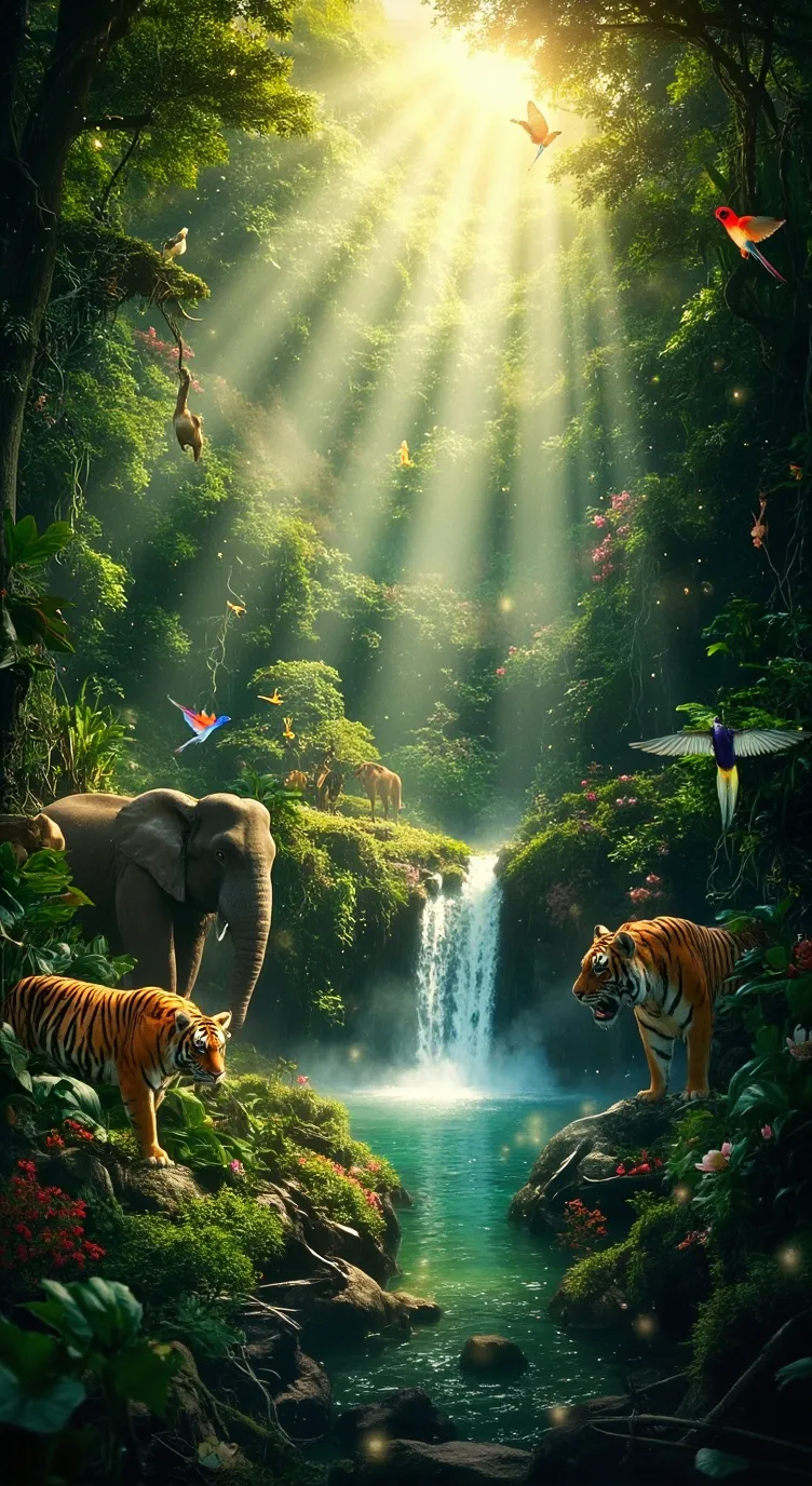 ai character: Nature 🌿💫 background