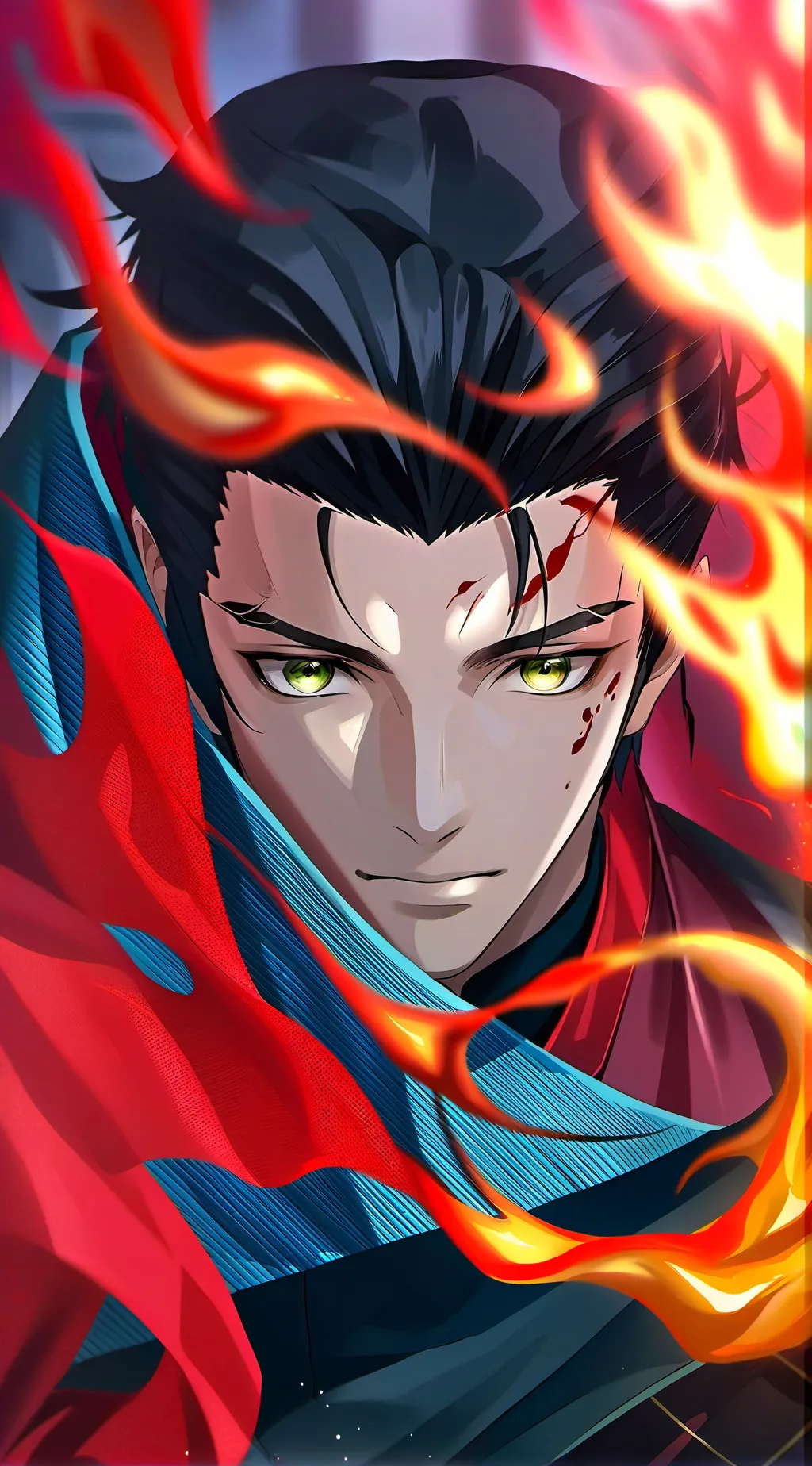 ai character: Itachi Uchiha background