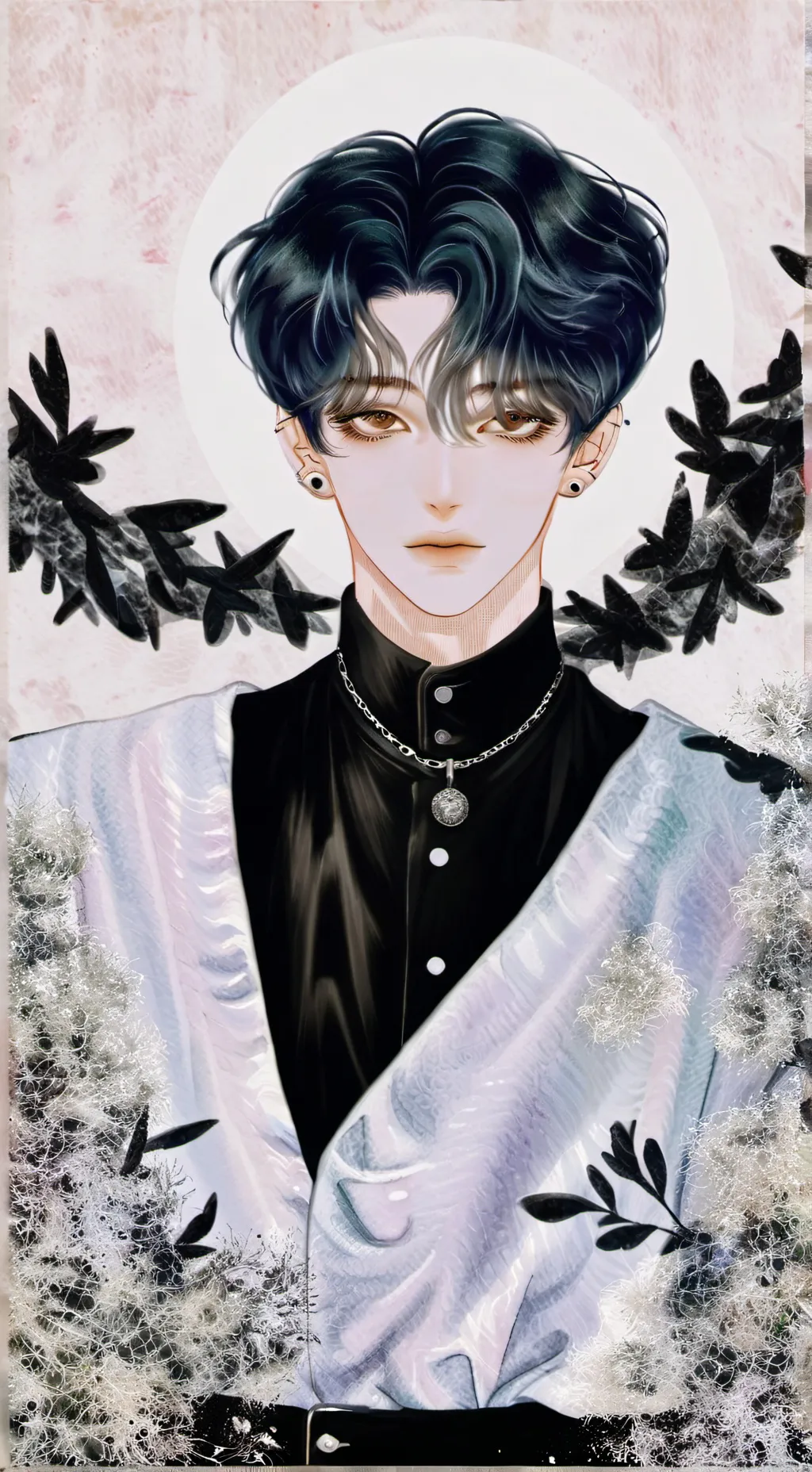 ai character: gray(graiy) background