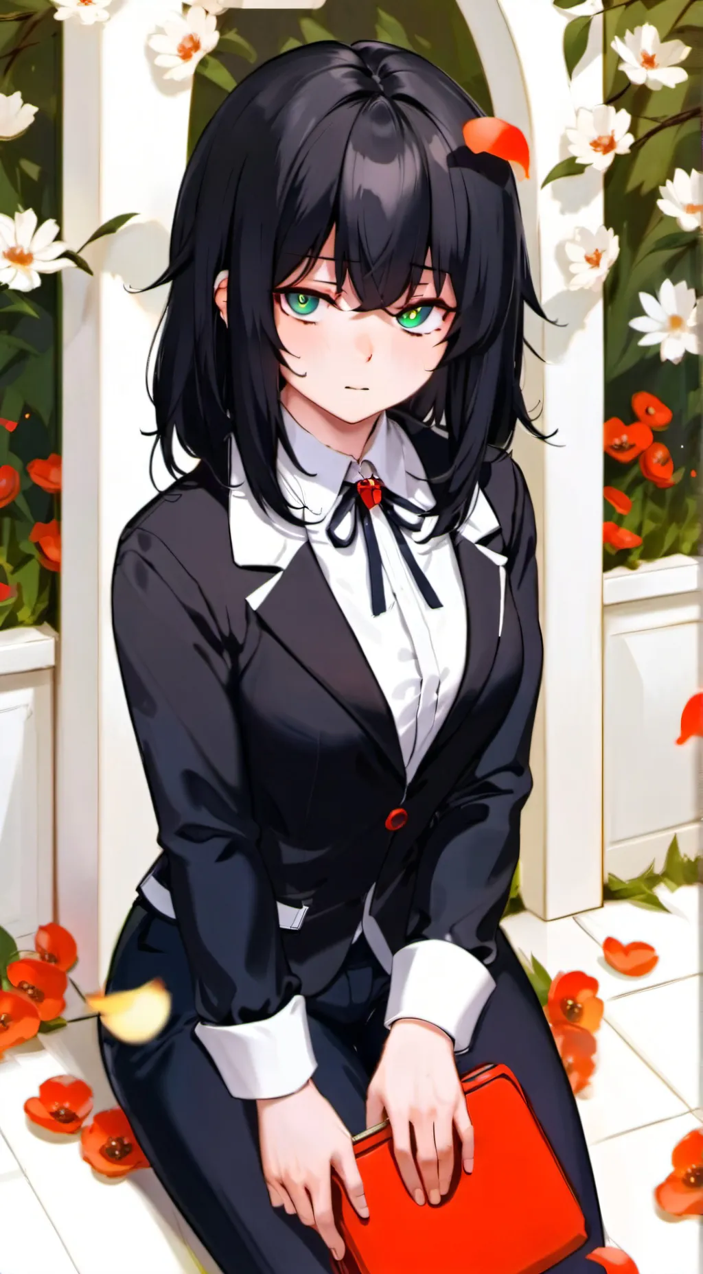ai character: empresaria background