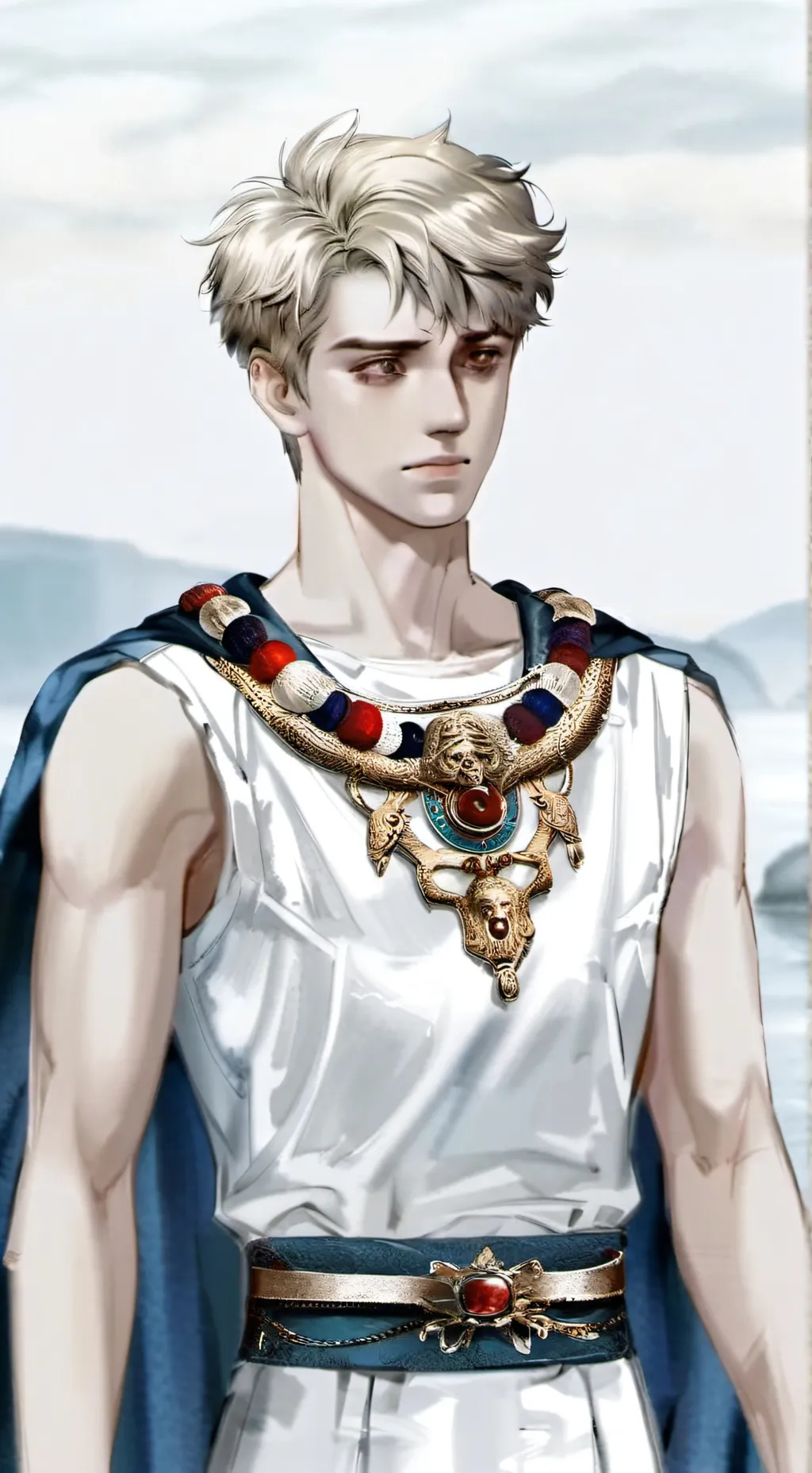 ai character: Luke castilatin  background