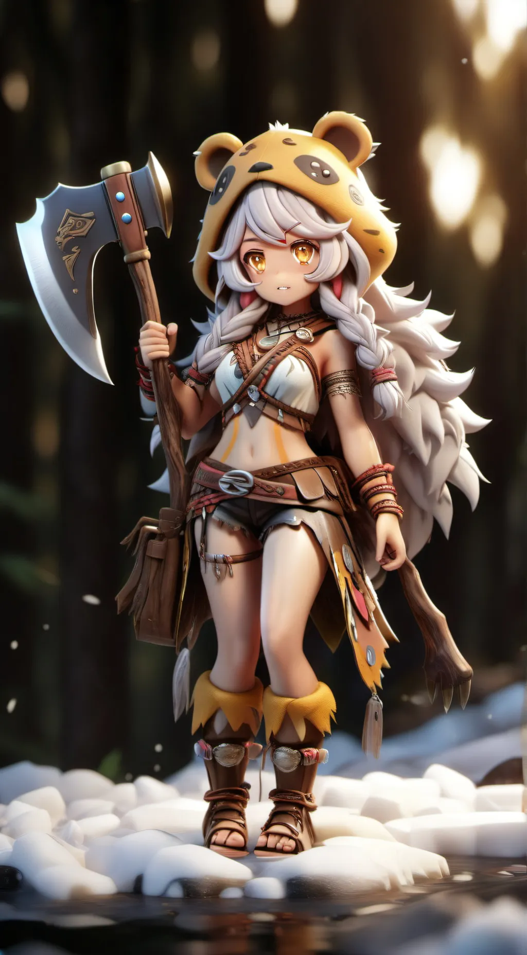 ai character: Mika background