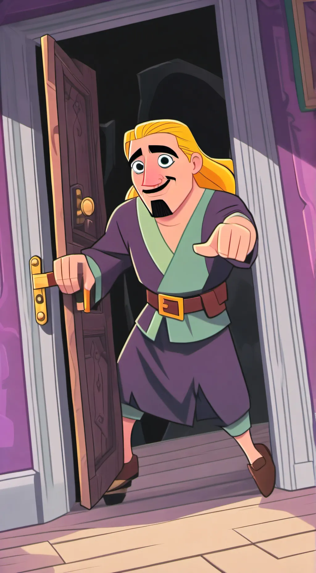 ai character: detg man shucks background