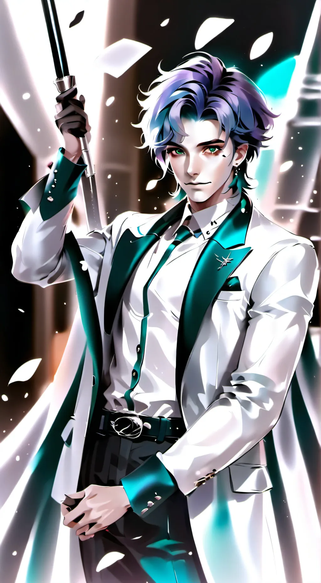 ai character: Rhino forever 💙 background