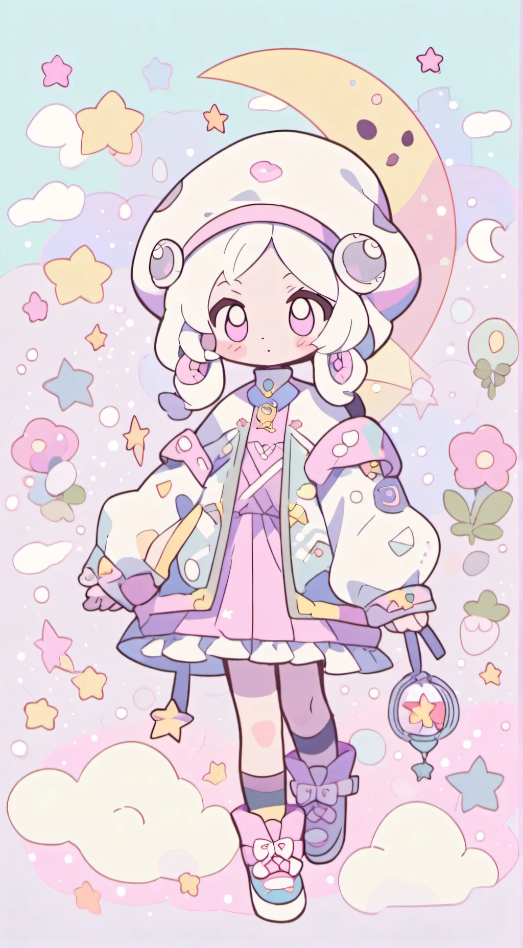 ai character: C00kid loves you!  background