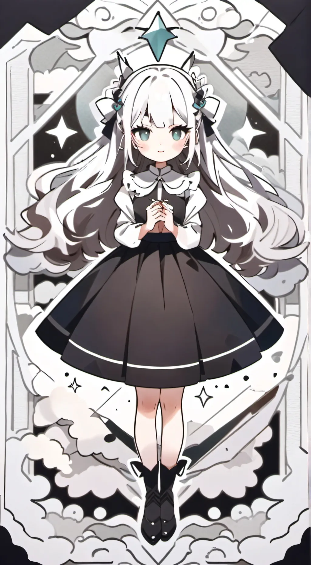 ai character: Giant VEE 5 epic background