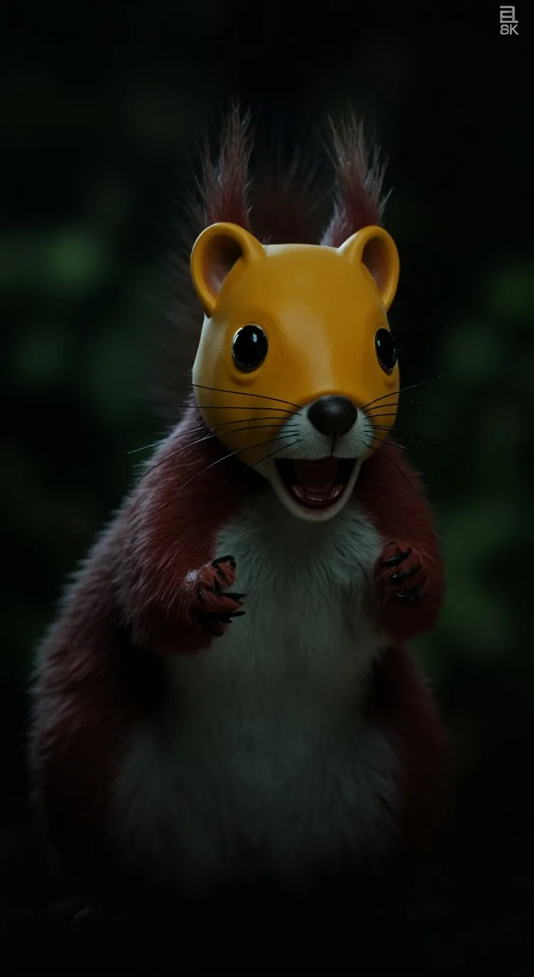 ai character: Maroon Female Squi background