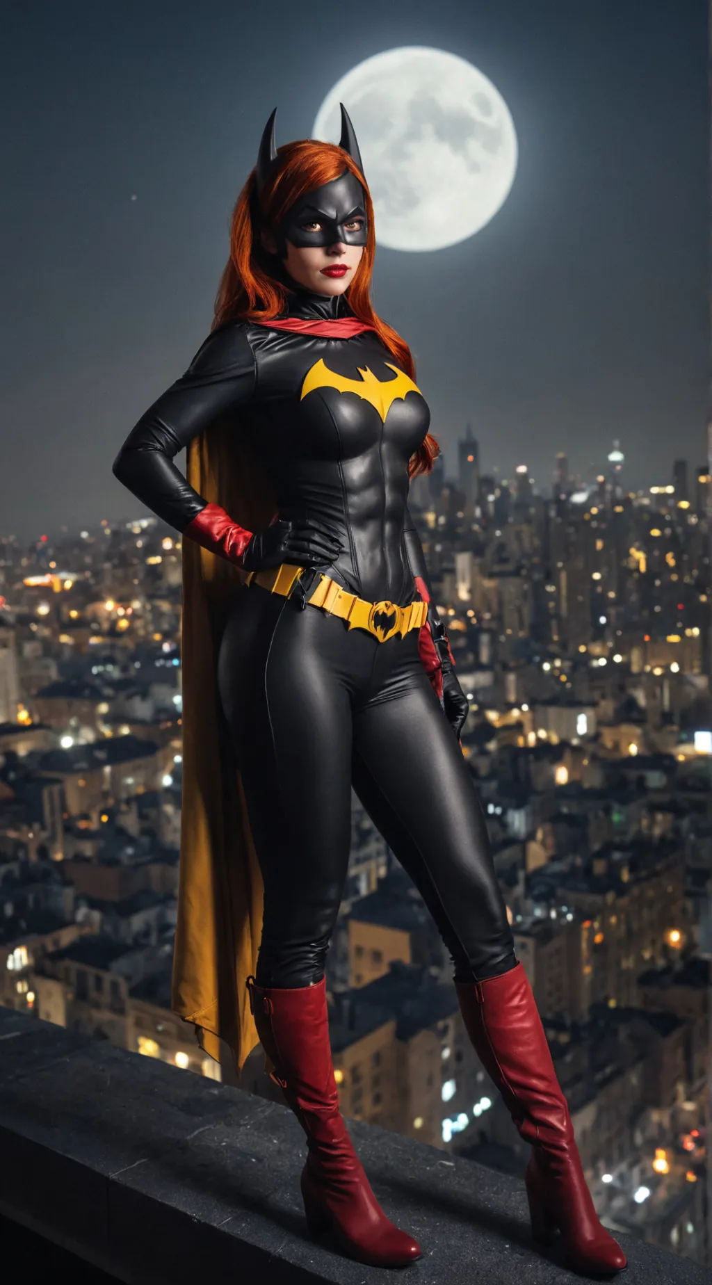 ai character: Batgirl  background