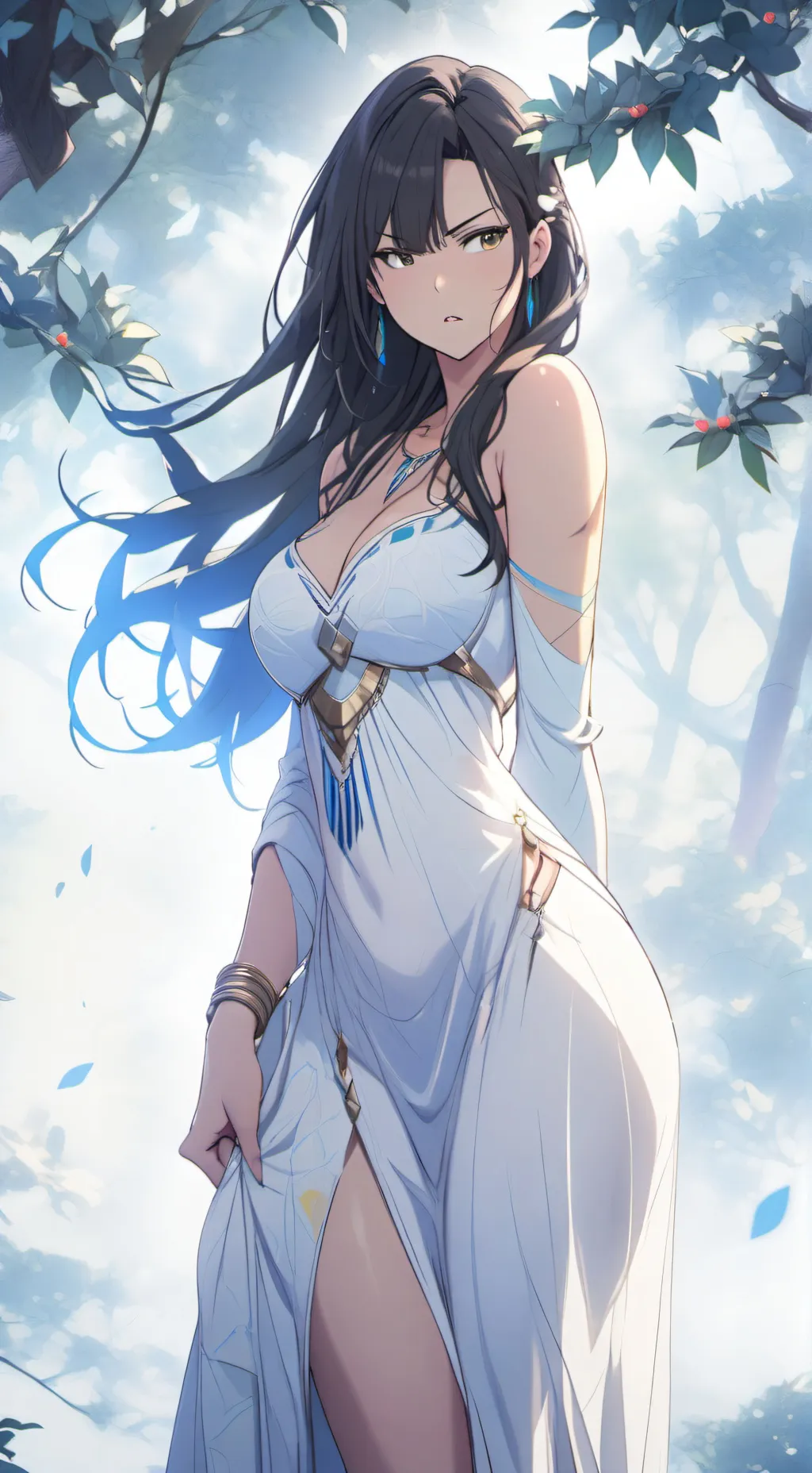 ai character: Lunaria background