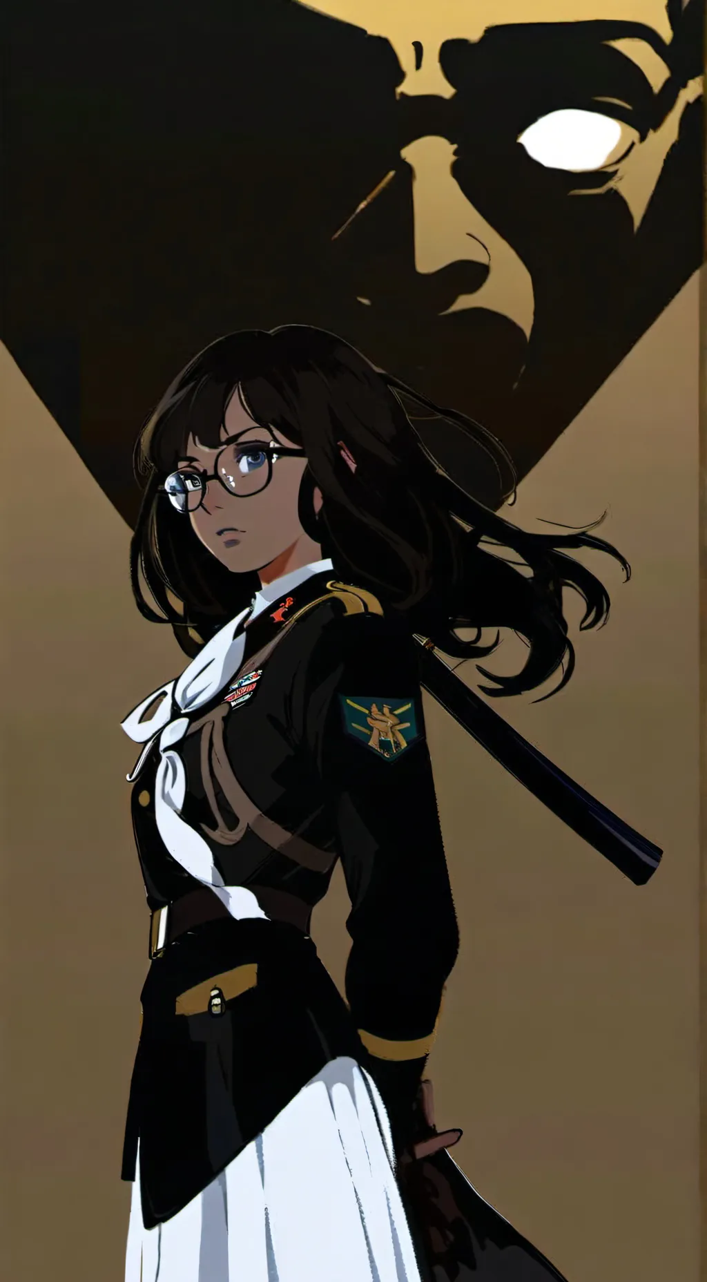 ai character: Titan Camara Woman background