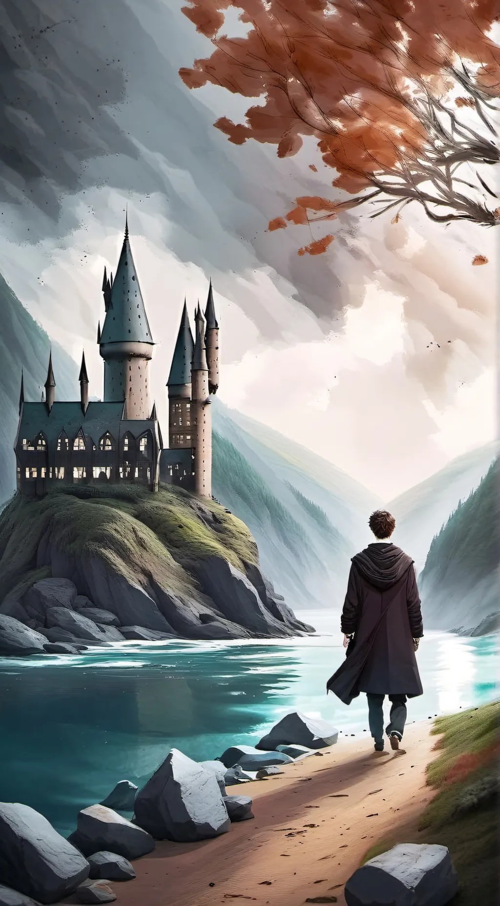 ai character: HOGWARTS CHAMBEROF background