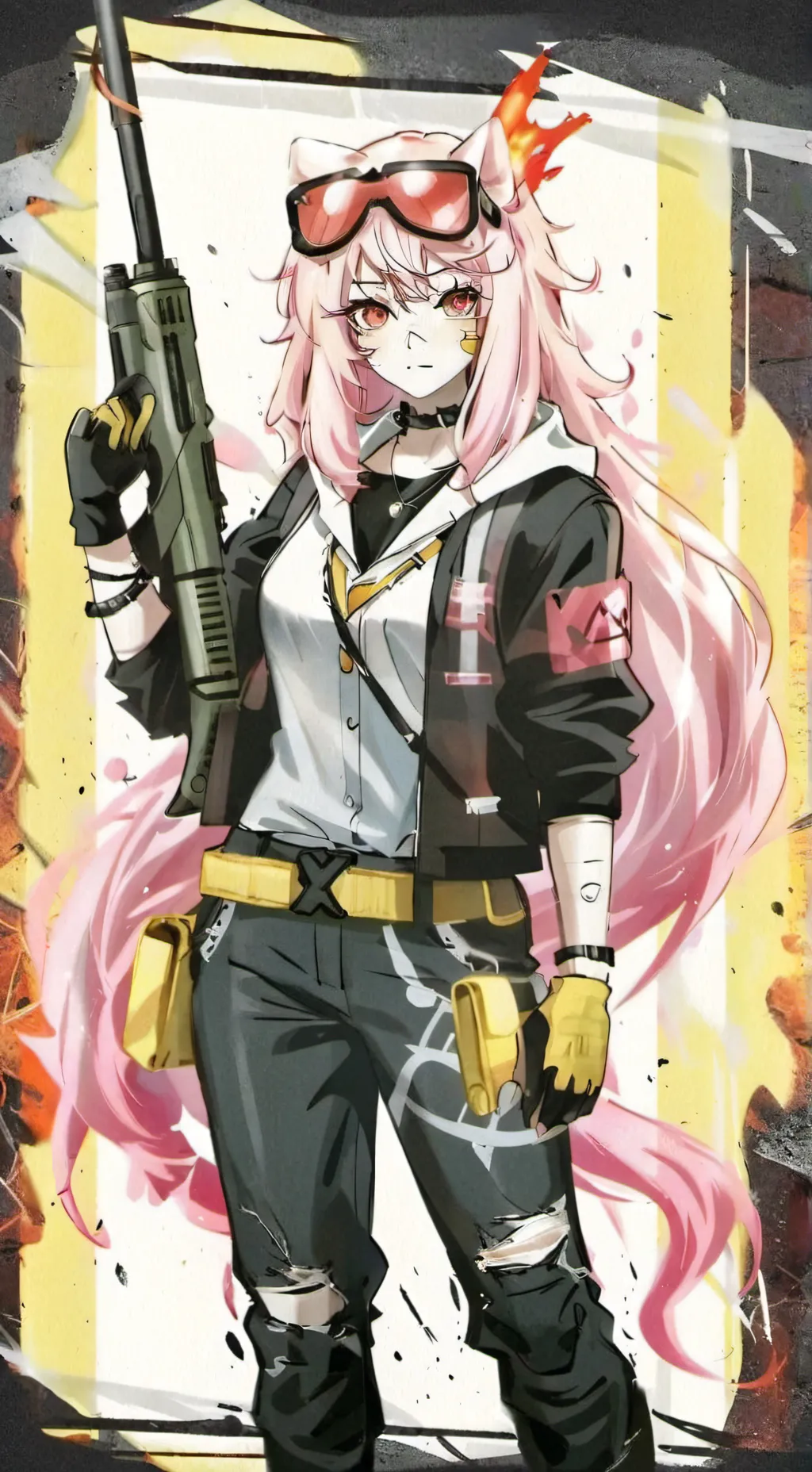 ai character: Danger Katix background