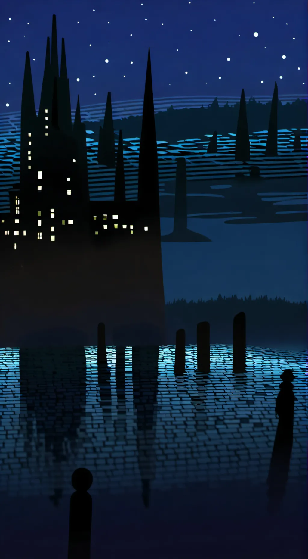 ai character: Forsaken Sleepover background