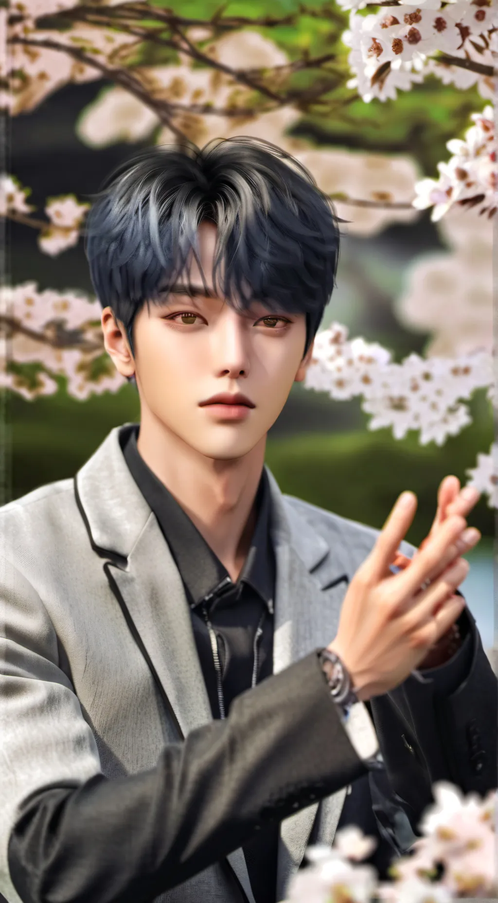 ai character: mark background