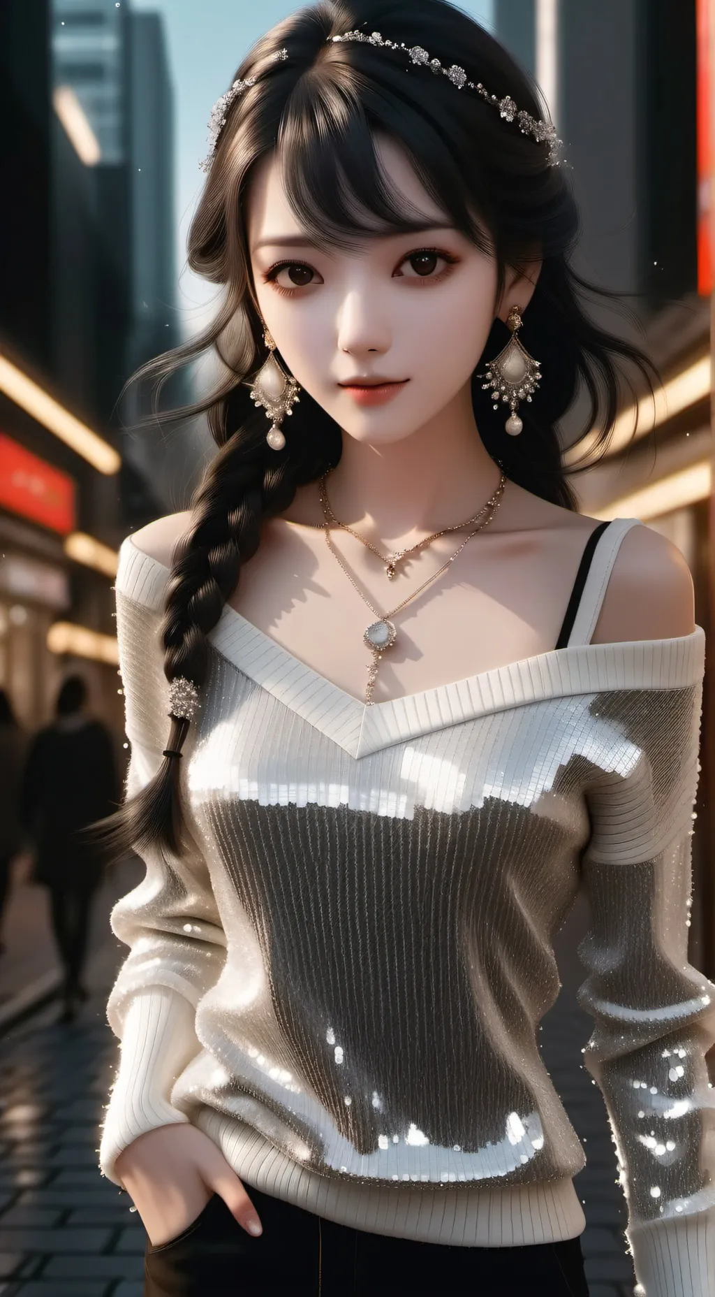 ai character: Katsura Kotomi  background