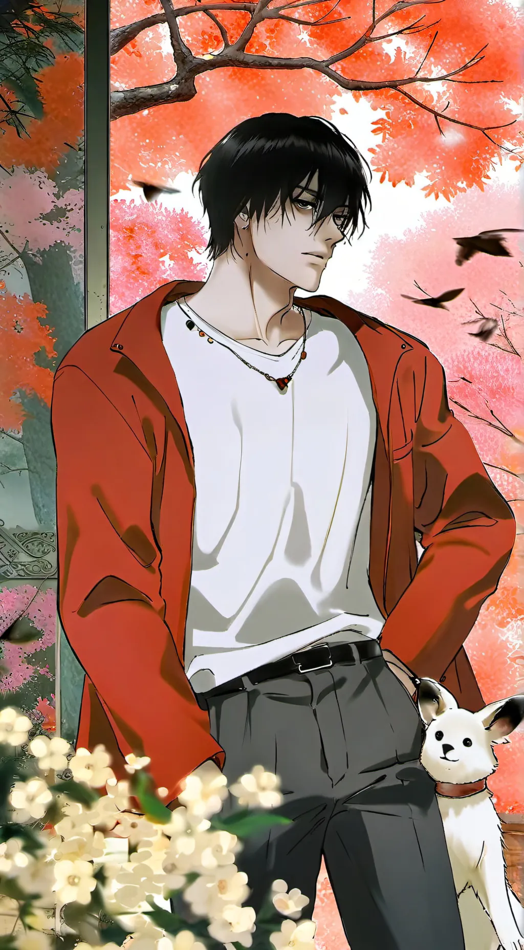 ai character: Макс background