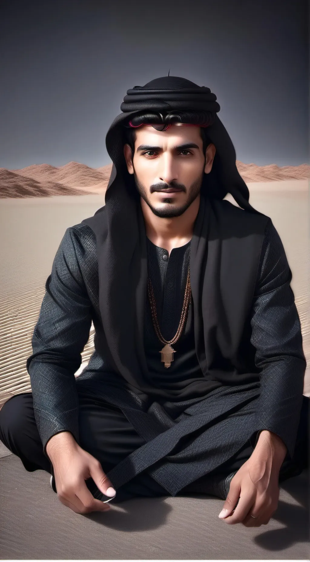 ai character: زهرة  background