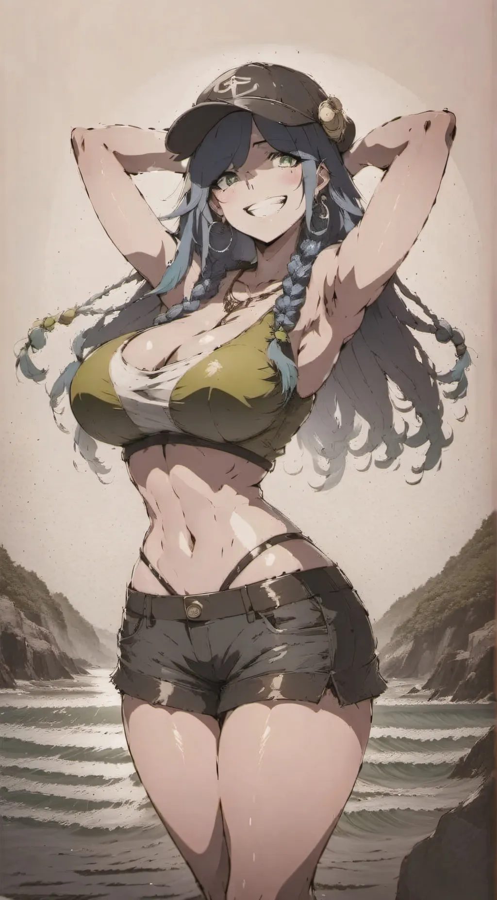 ai character: maid - ane background