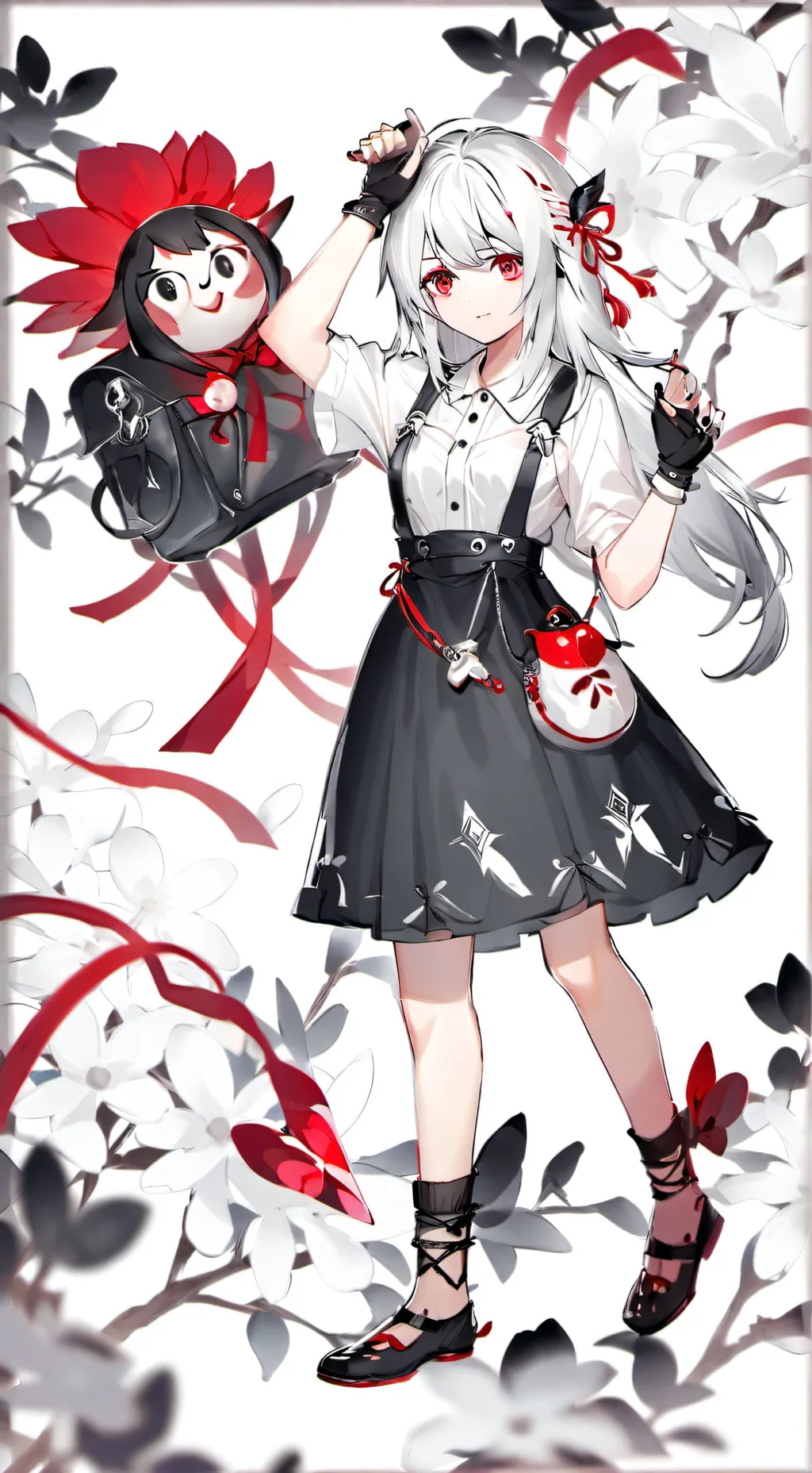 ai character: hanna<sua crush> background