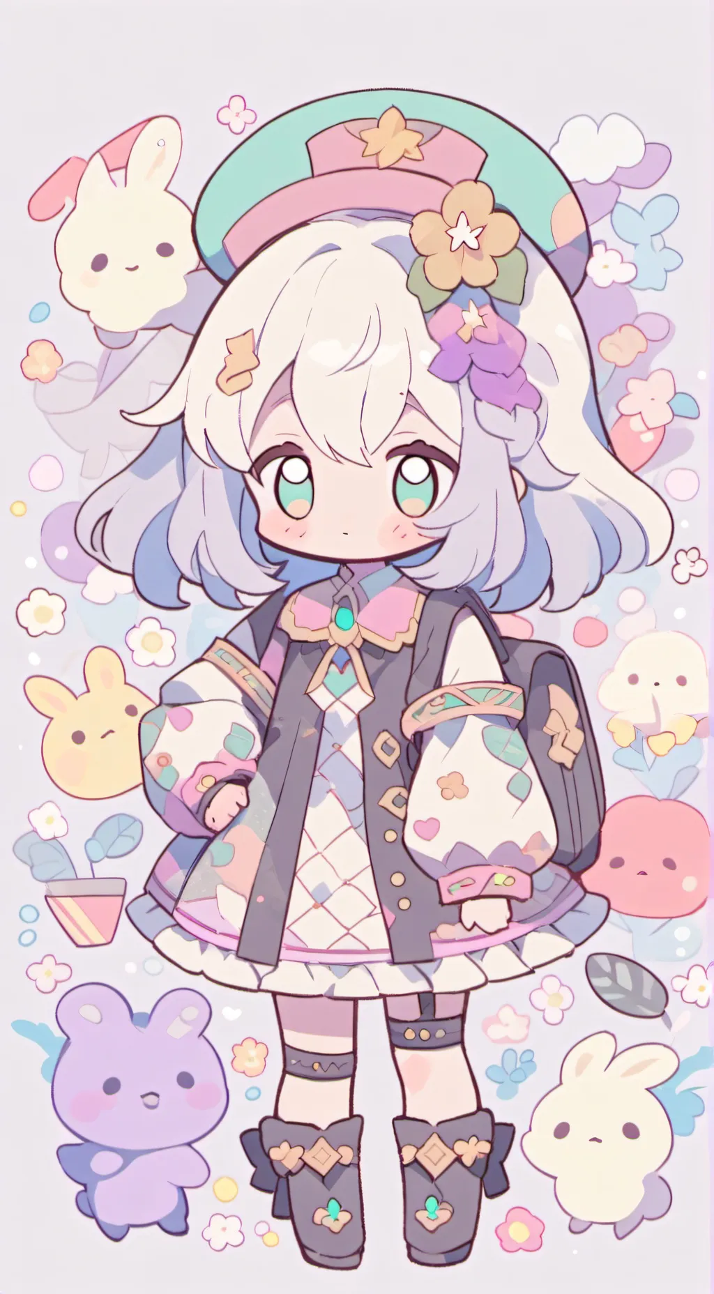 ai character: 𝐷𝐴𝑁𝐷𝑌𝑆 𝑊𝑂𝑅𝐿𝐷🥳🥳 background