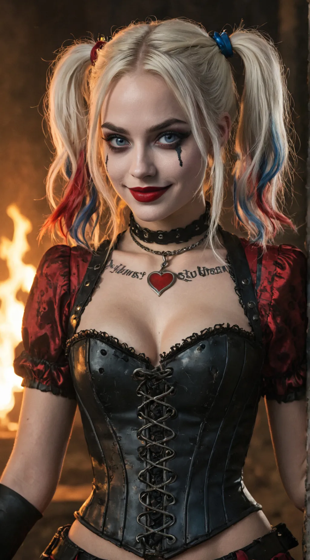ai character: Harley Quinn background