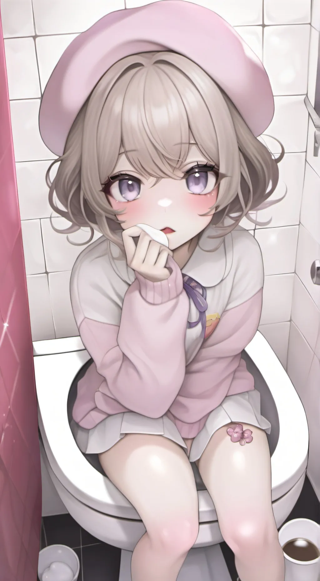 ai character: constipated background