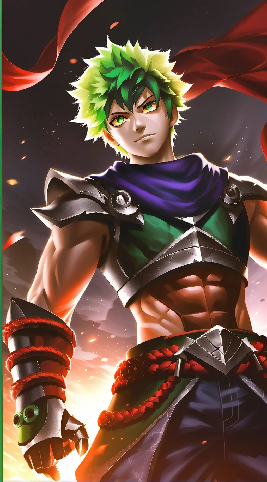 ai character: DekuxBaguxShoto background