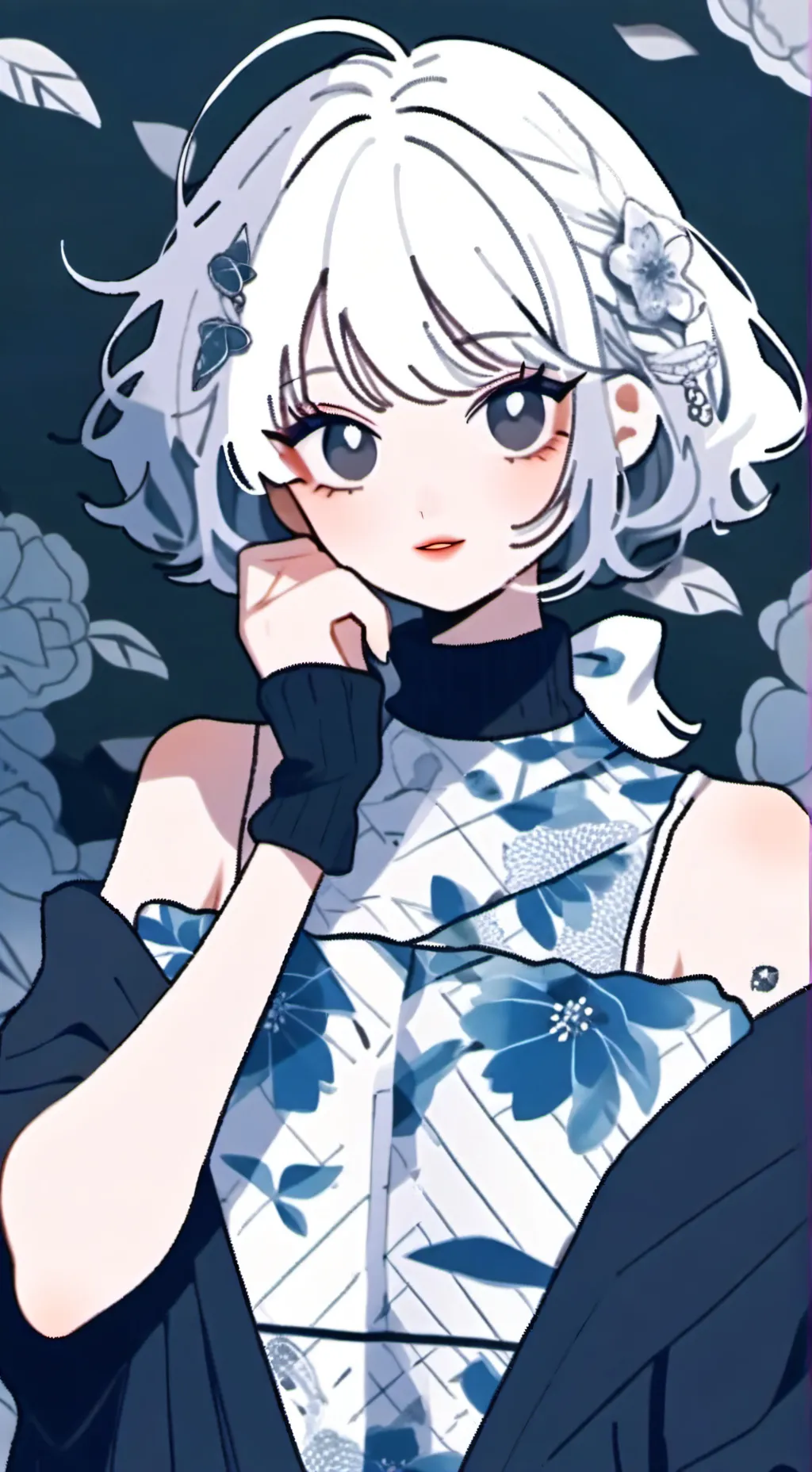 ai character: ur girlfriend  background