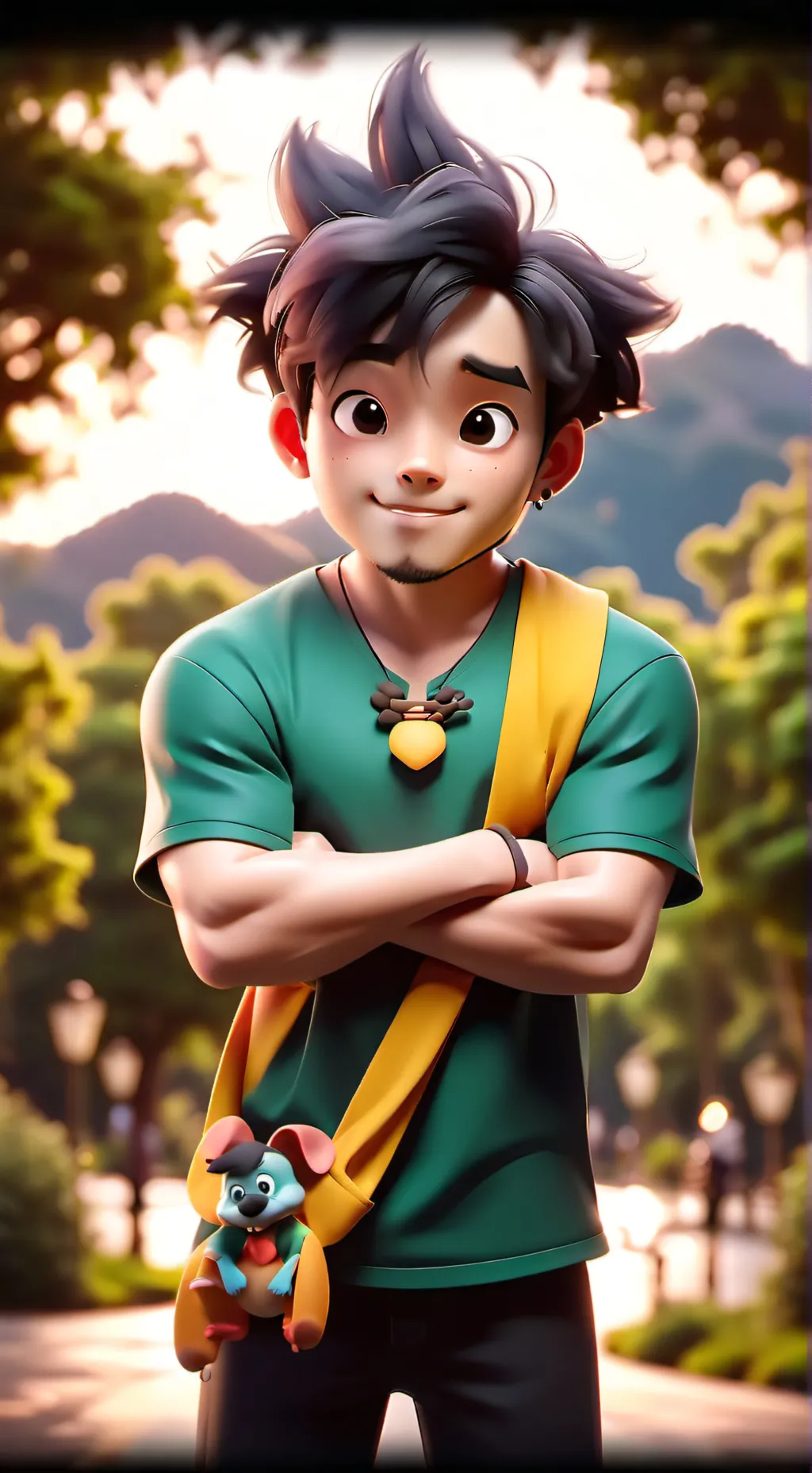 ai character: la porinsta background