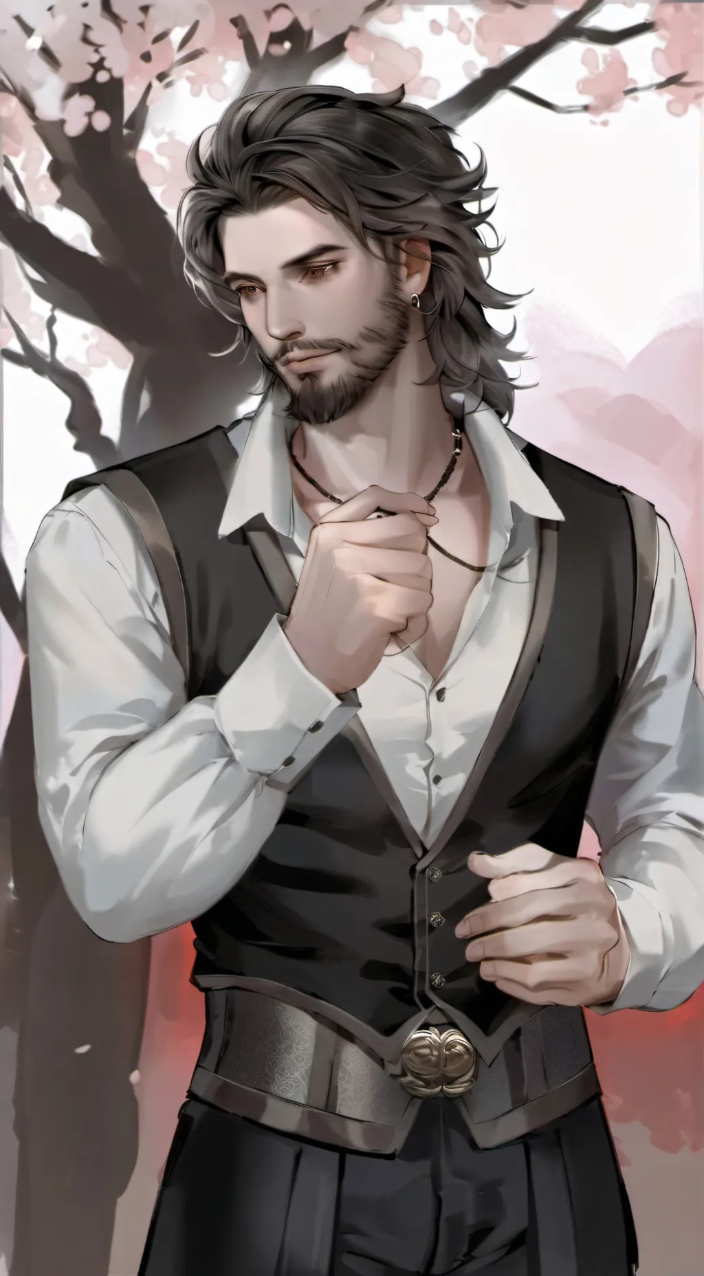 ai character: Drew background