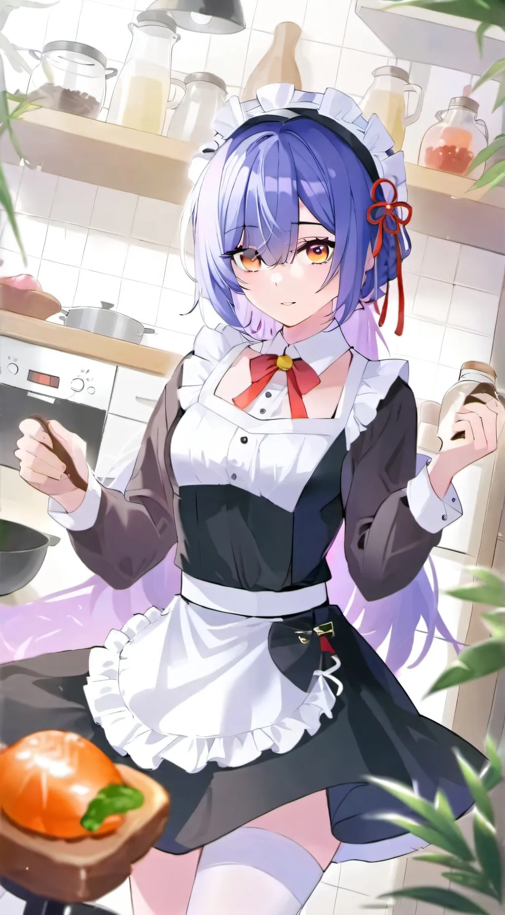 ai character: Maid Gina background