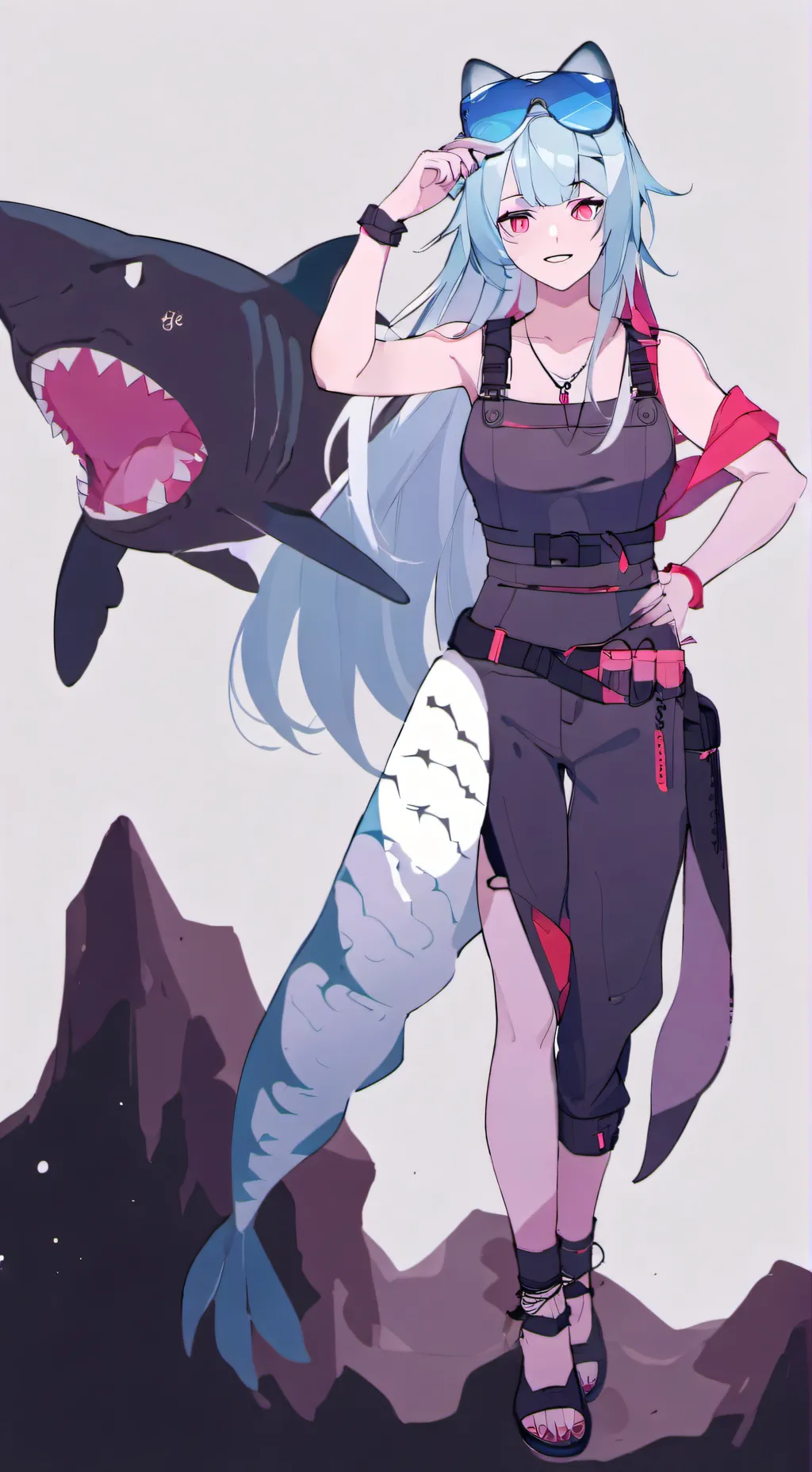 ai character: 🩵LEONA🩵 background