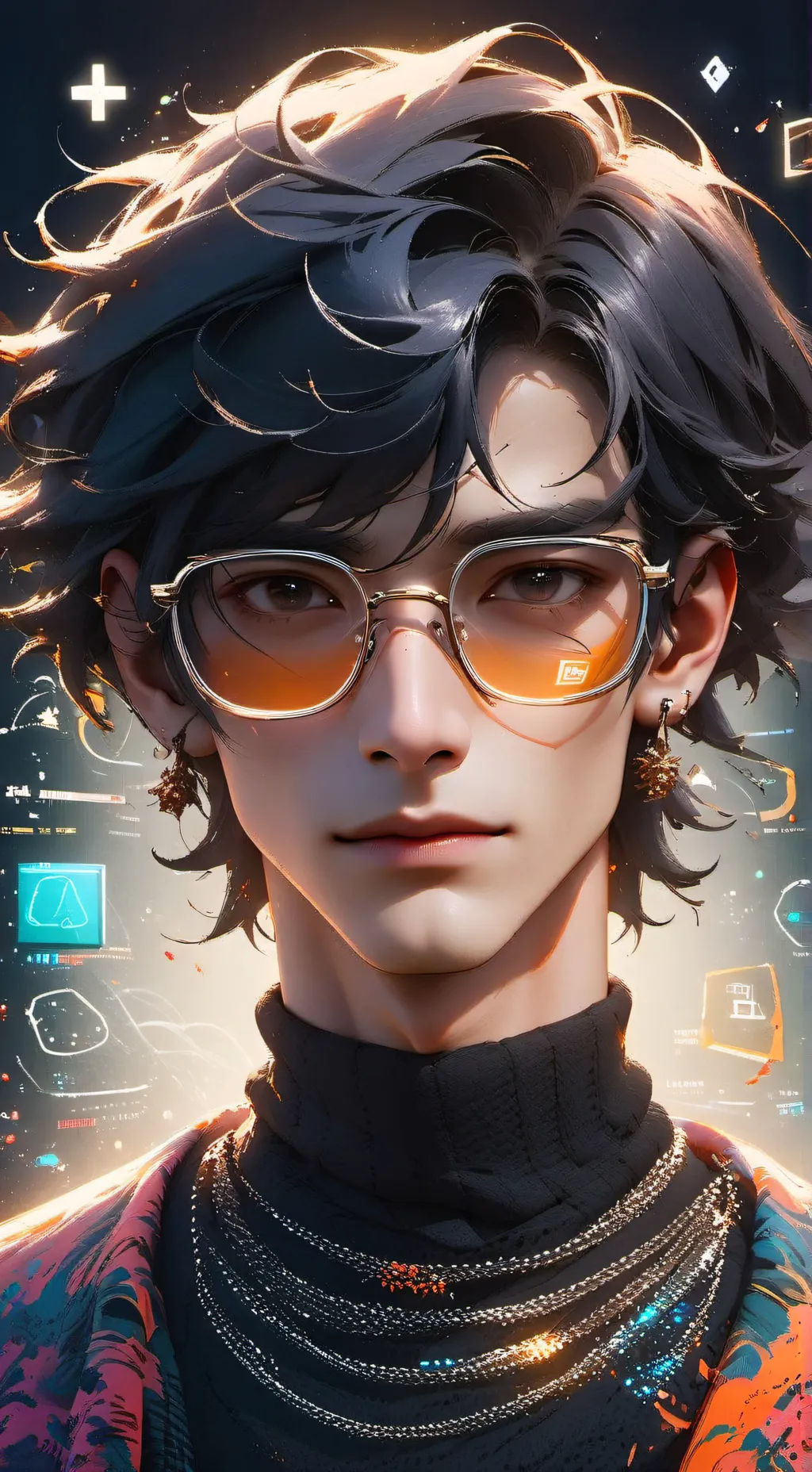 ai character: Prof. PeepulMeme background