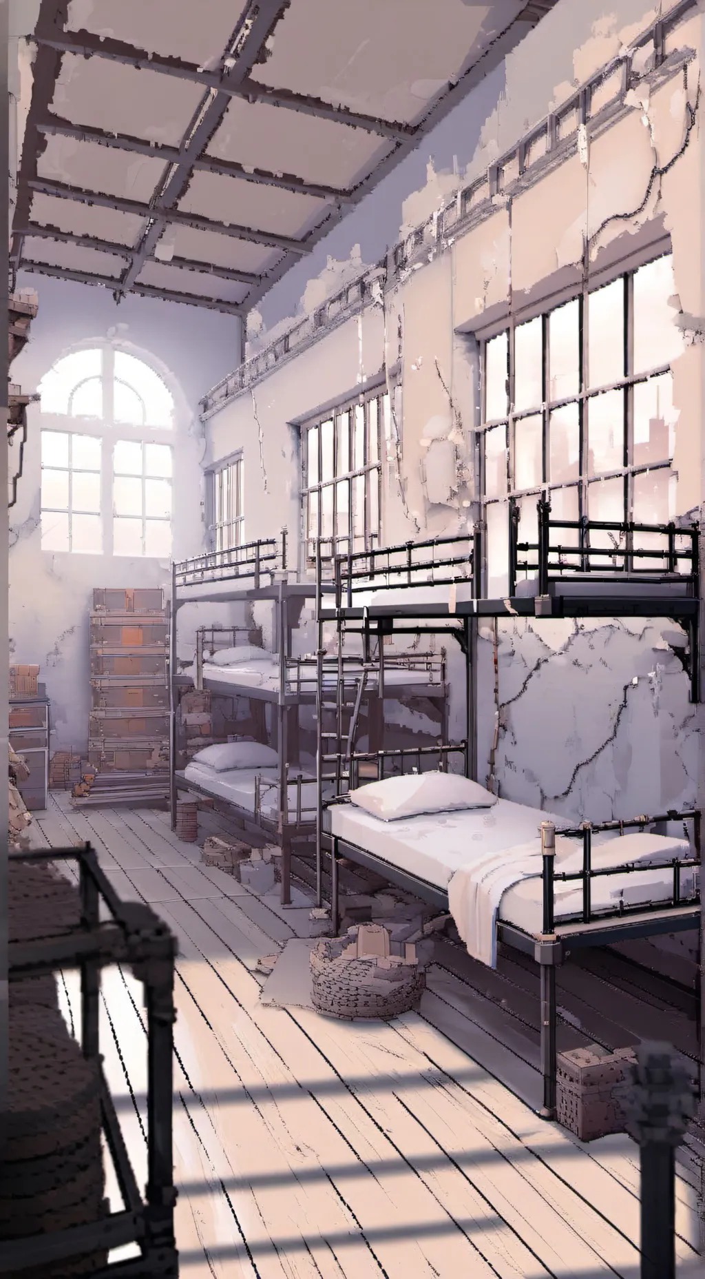 ai character: prison  background