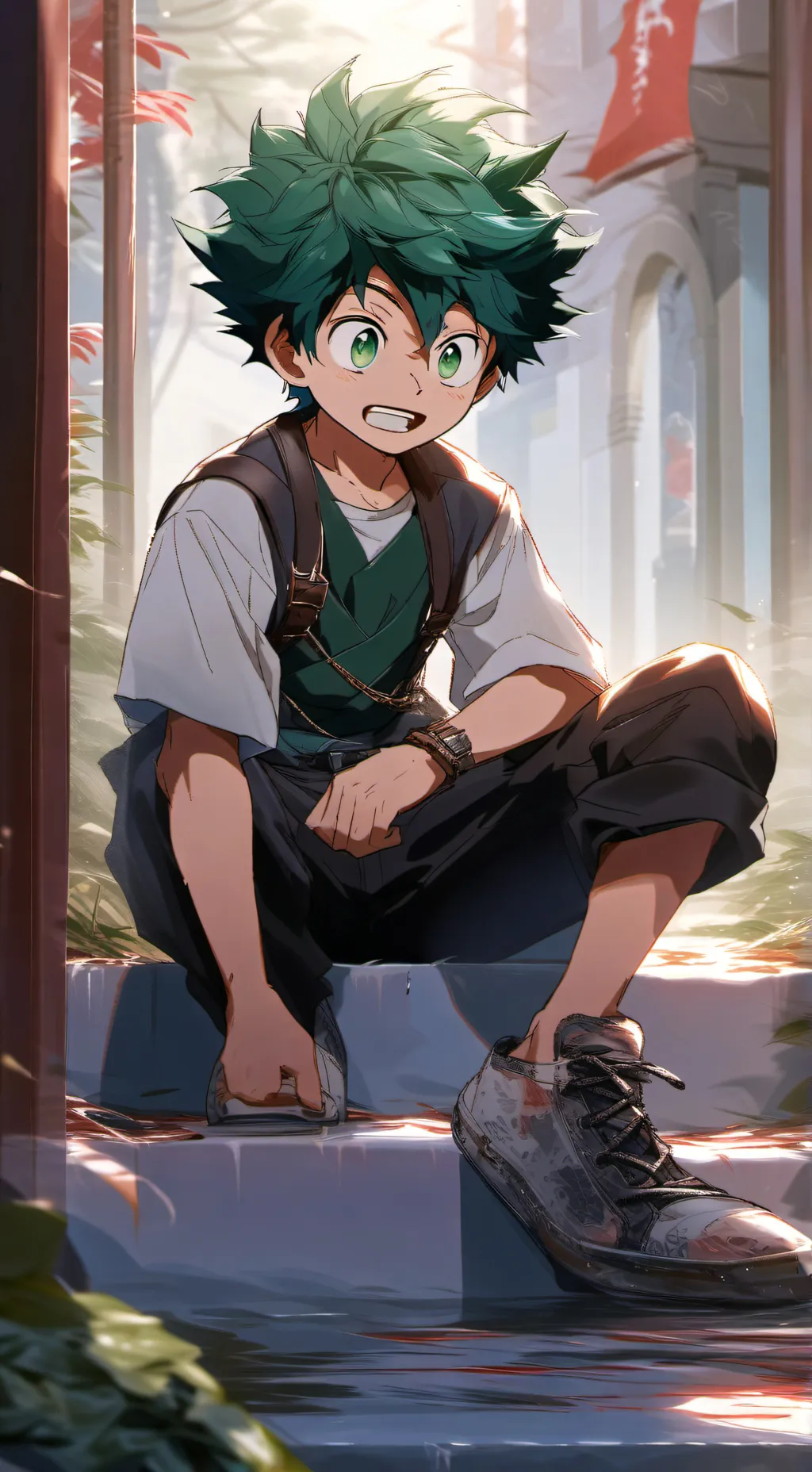 ai character: Deku (izuki) background